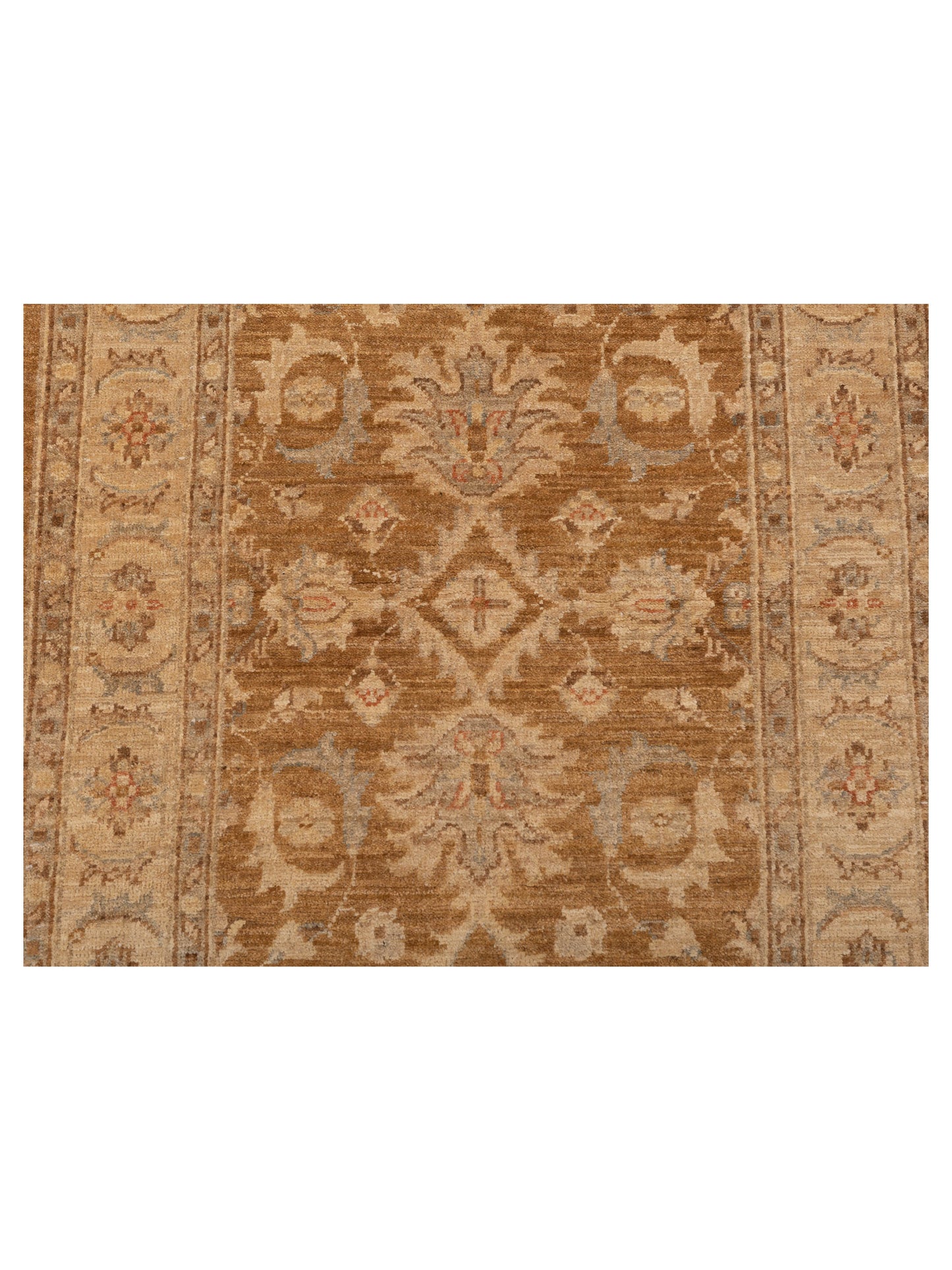 Sultan 119023 Brown Gold 2.9x9.10 Hand Knotted Rug