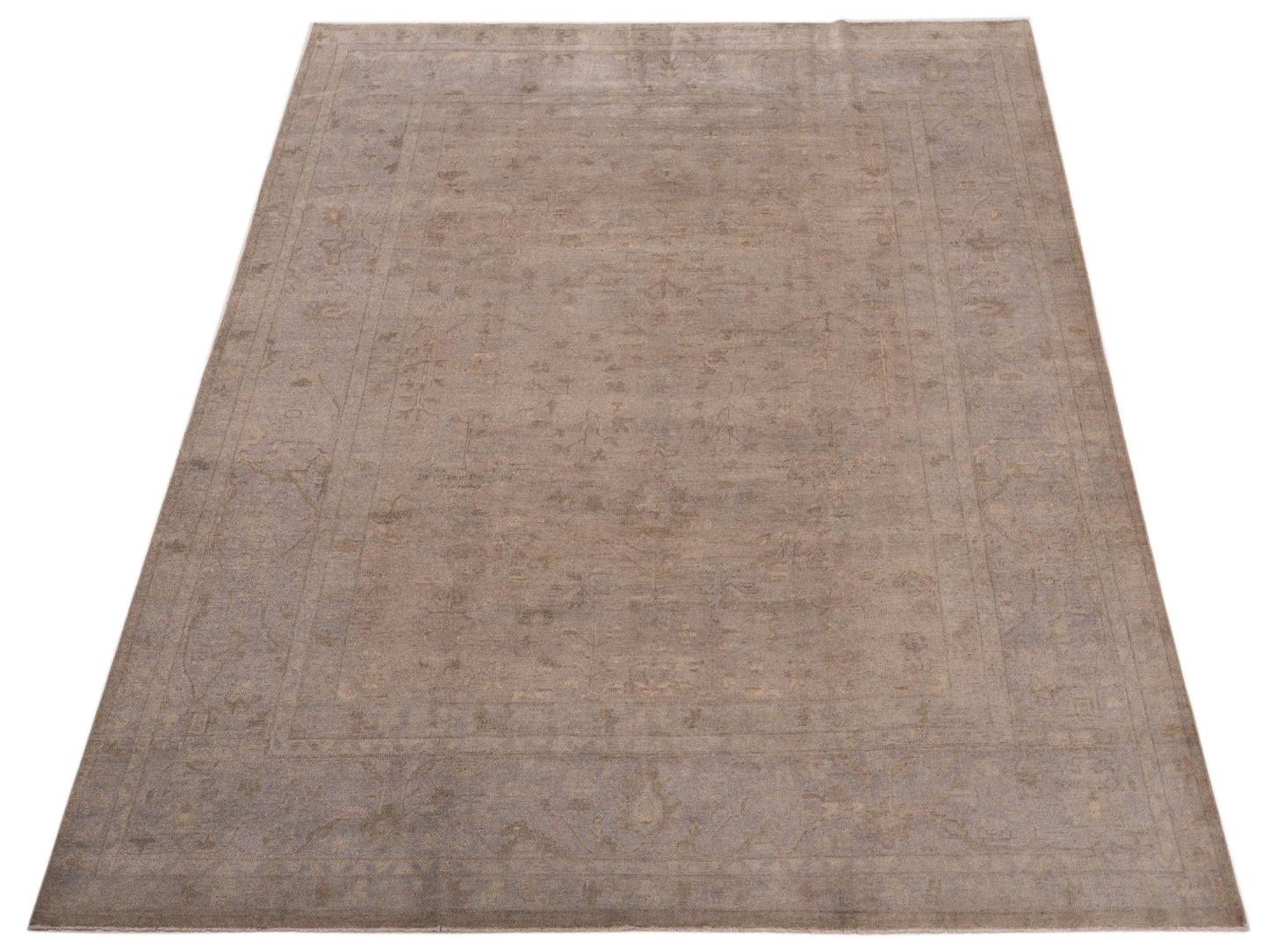 Stella 119163 Gray Gray 9x12 Hand Knotted Rug