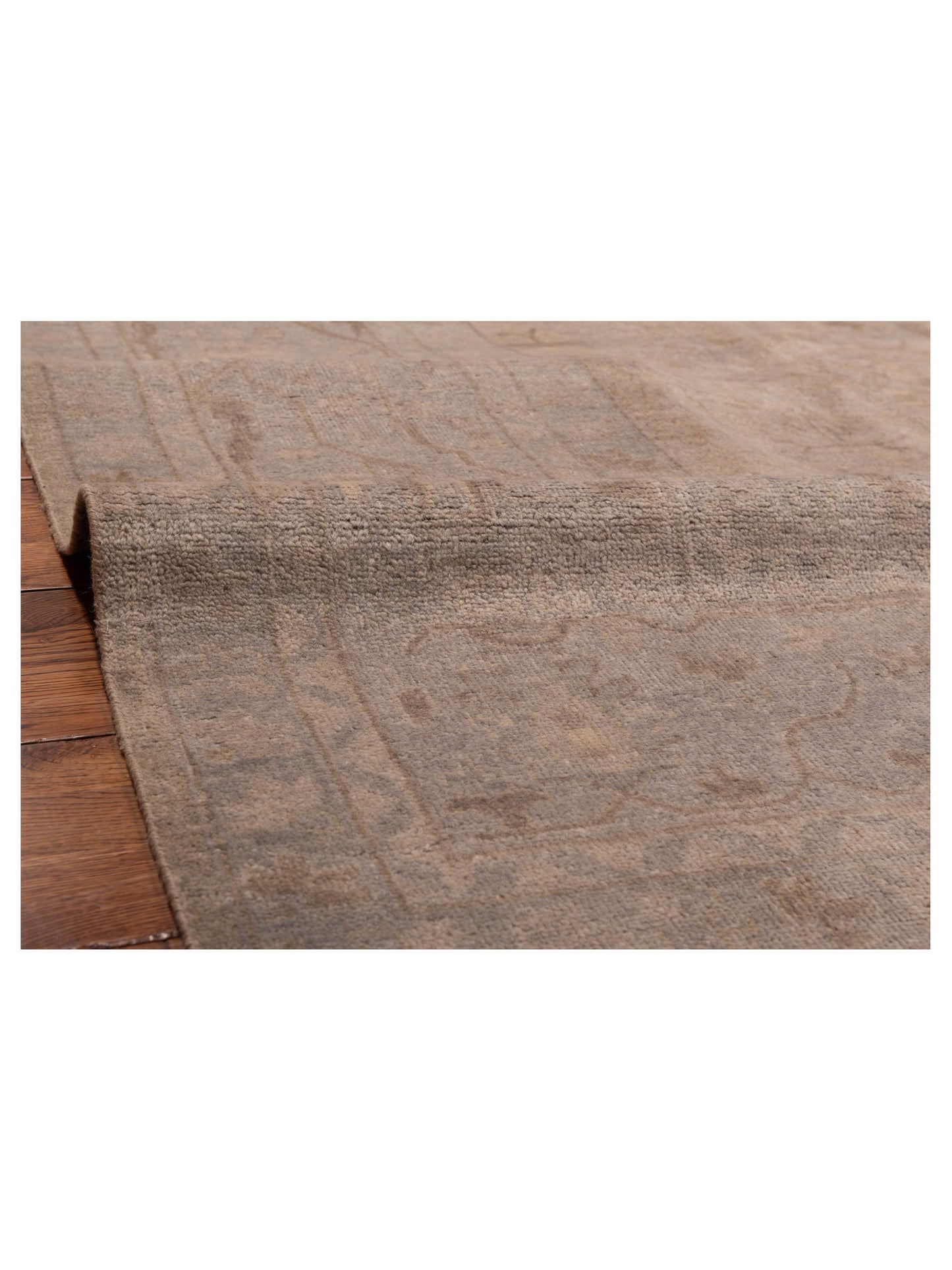 Stella 119163 Gray Gray 9x12 Hand Knotted Rug