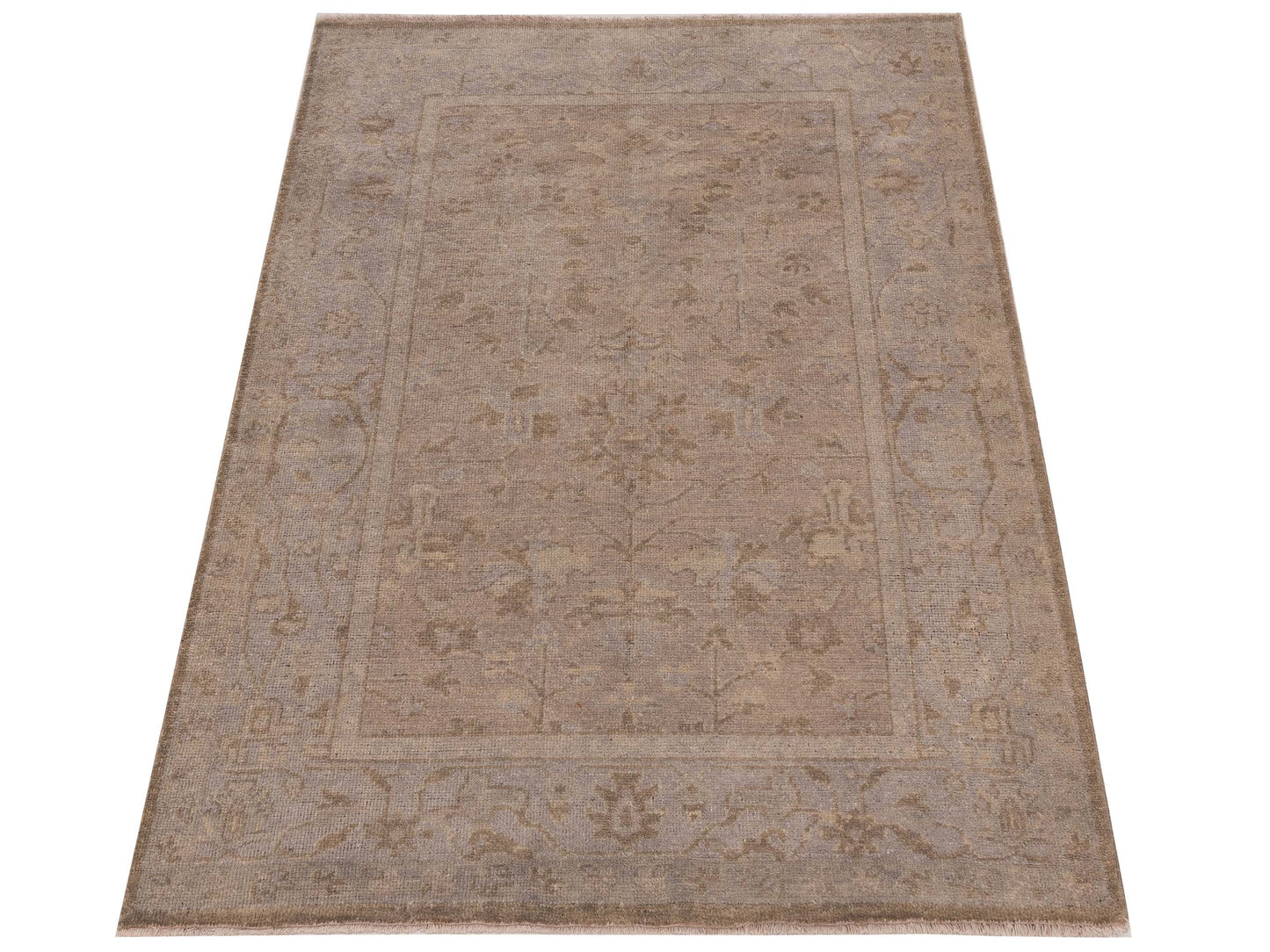 Stella 119168 Gray 4x6 Hand Knotted Rug