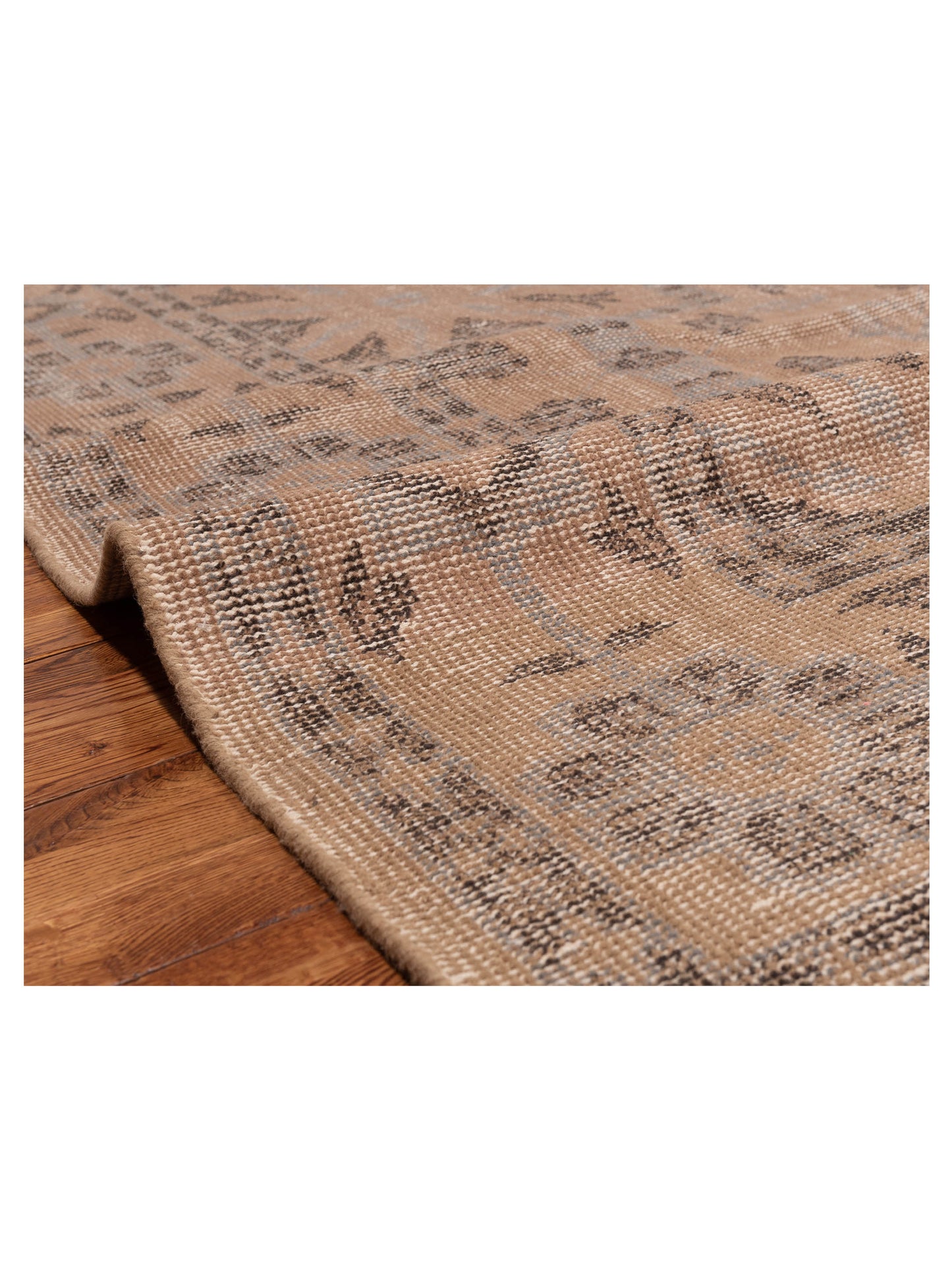 Lilac 119179 Brown 8x11 Hand Knotted Rug