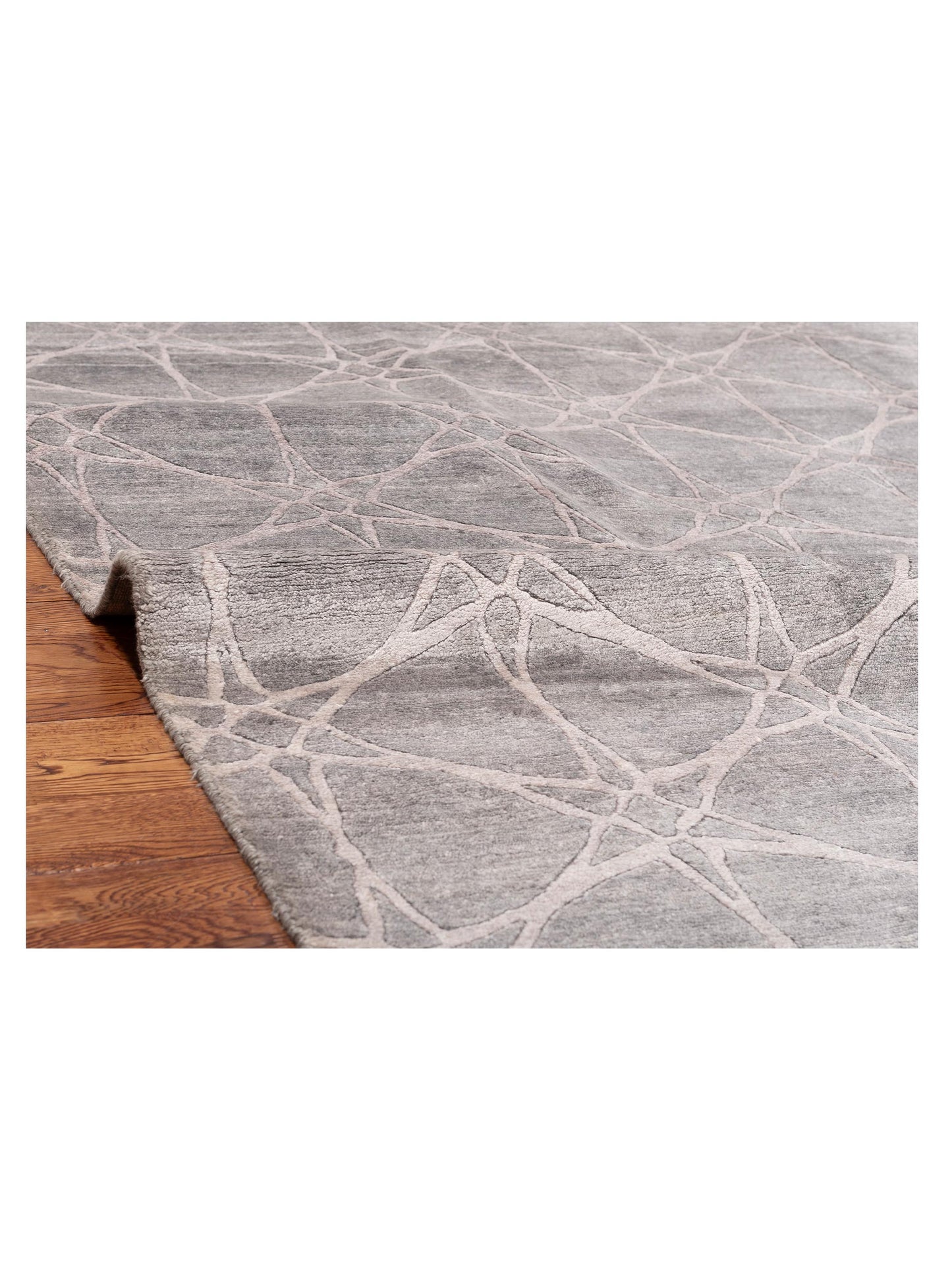 Tibetino 119207 Light Gray 8x9.11 Hand Knotted Rug
