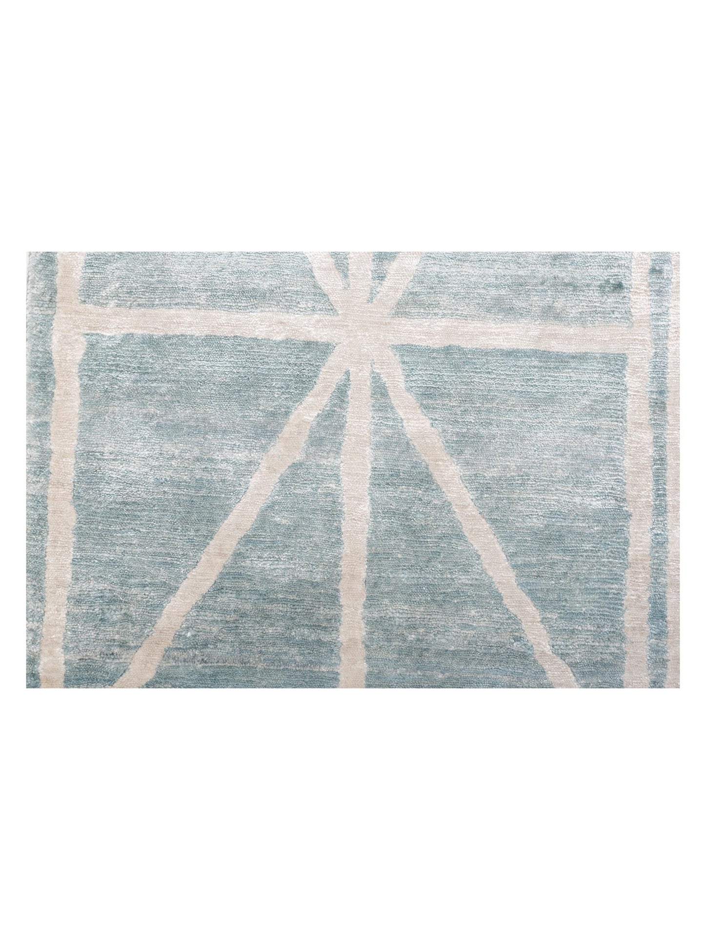 Tibetino 119208 Light Blue Light Blue 6x8.11 Hand Knotted Rug
