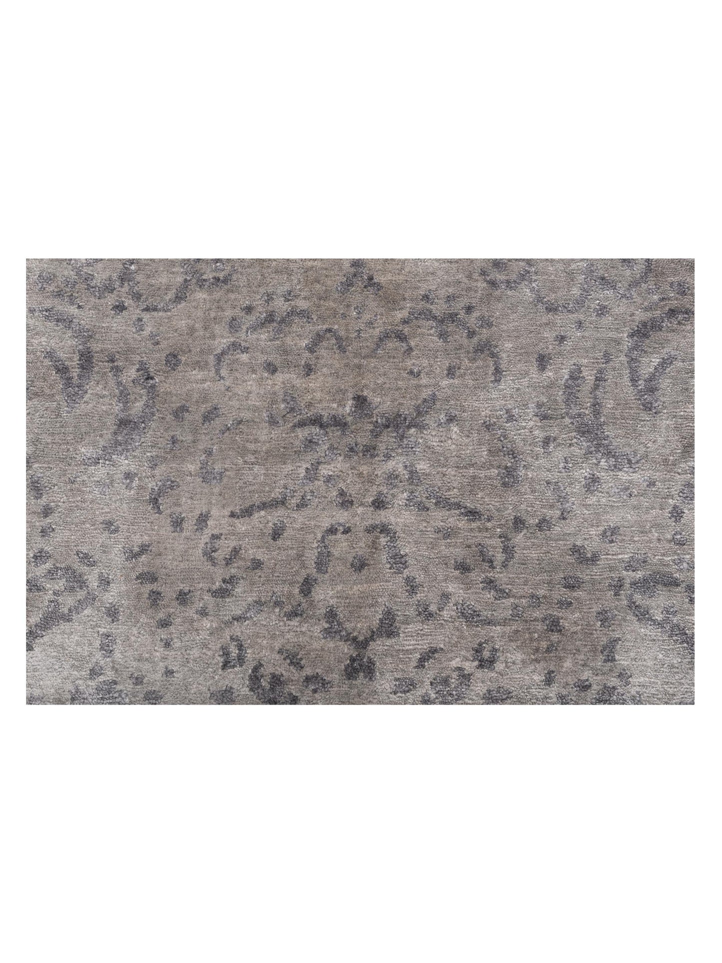 Tibetino 119210 Gray 8x9.11 Hand Knotted Rug