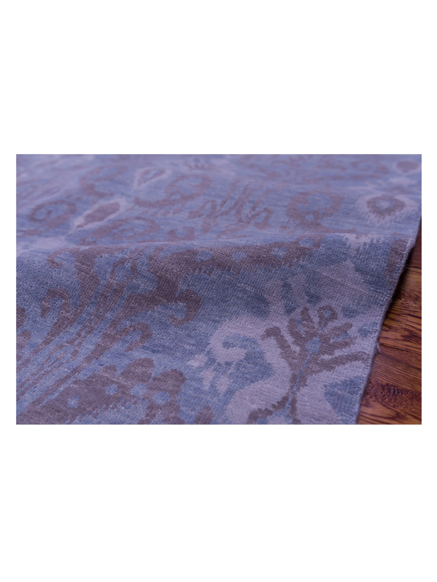 Tibetino 119233 Silver Brown 8.11x12 Hand Knotted Rug