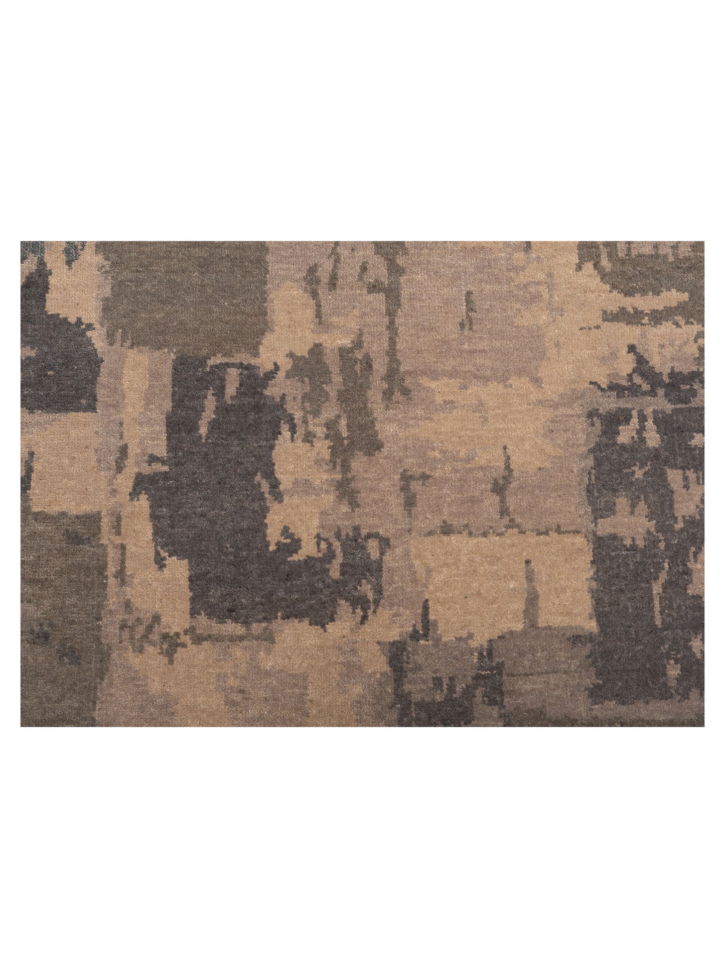 Tibetino 119303 Gray 2.10x4.10 Hand Knotted Rug