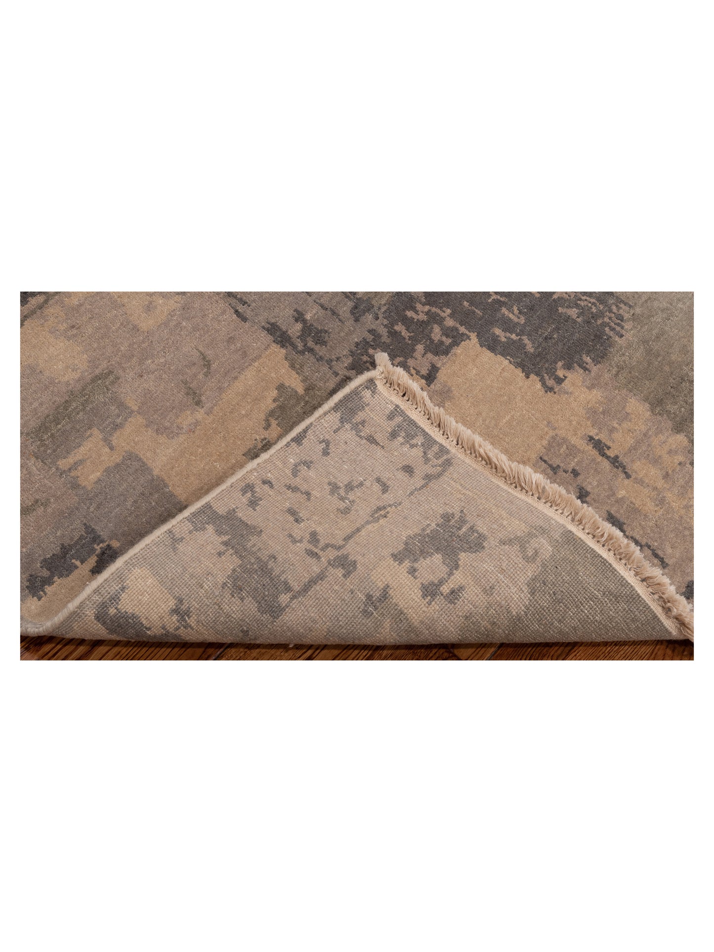 Tibetino 119303 Gray 2.10x4.10 Hand Knotted Rug