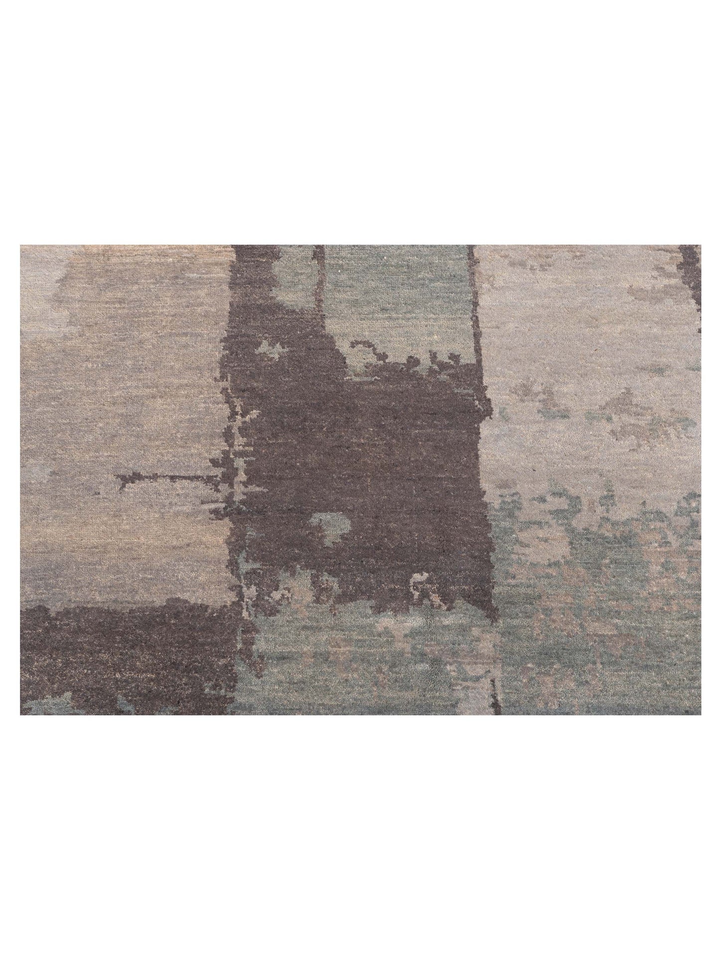 Tibetino 119310 Blue Gray 5.10x8.11 Hand Knotted Rug