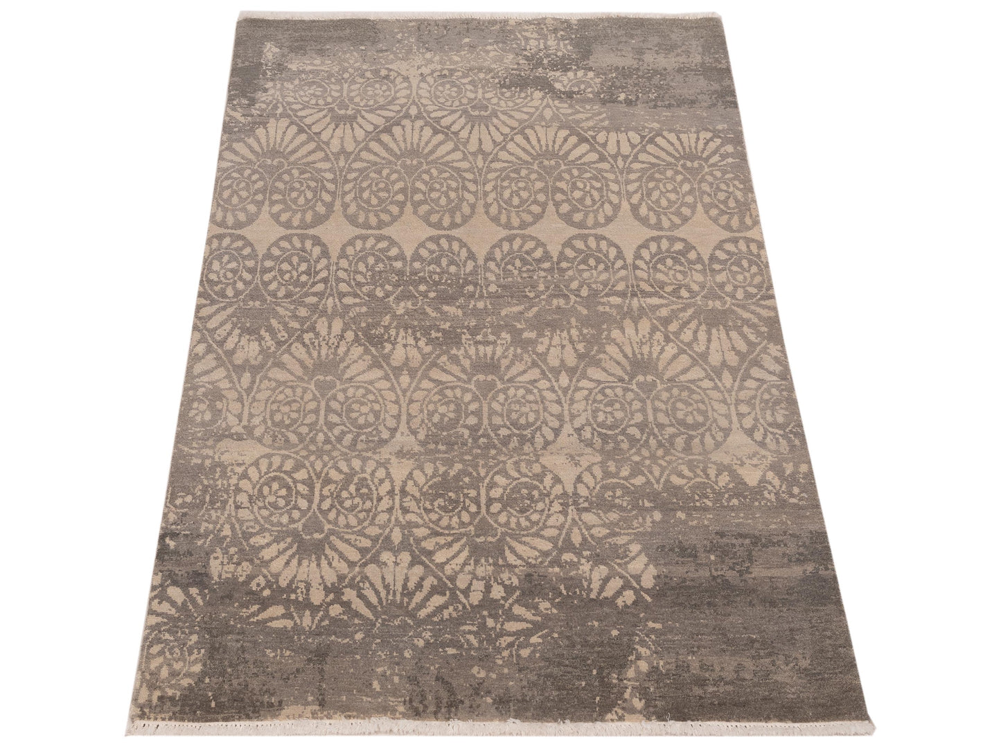 Tibetino 119312 Gray 3.11x6 Hand Knotted Rug