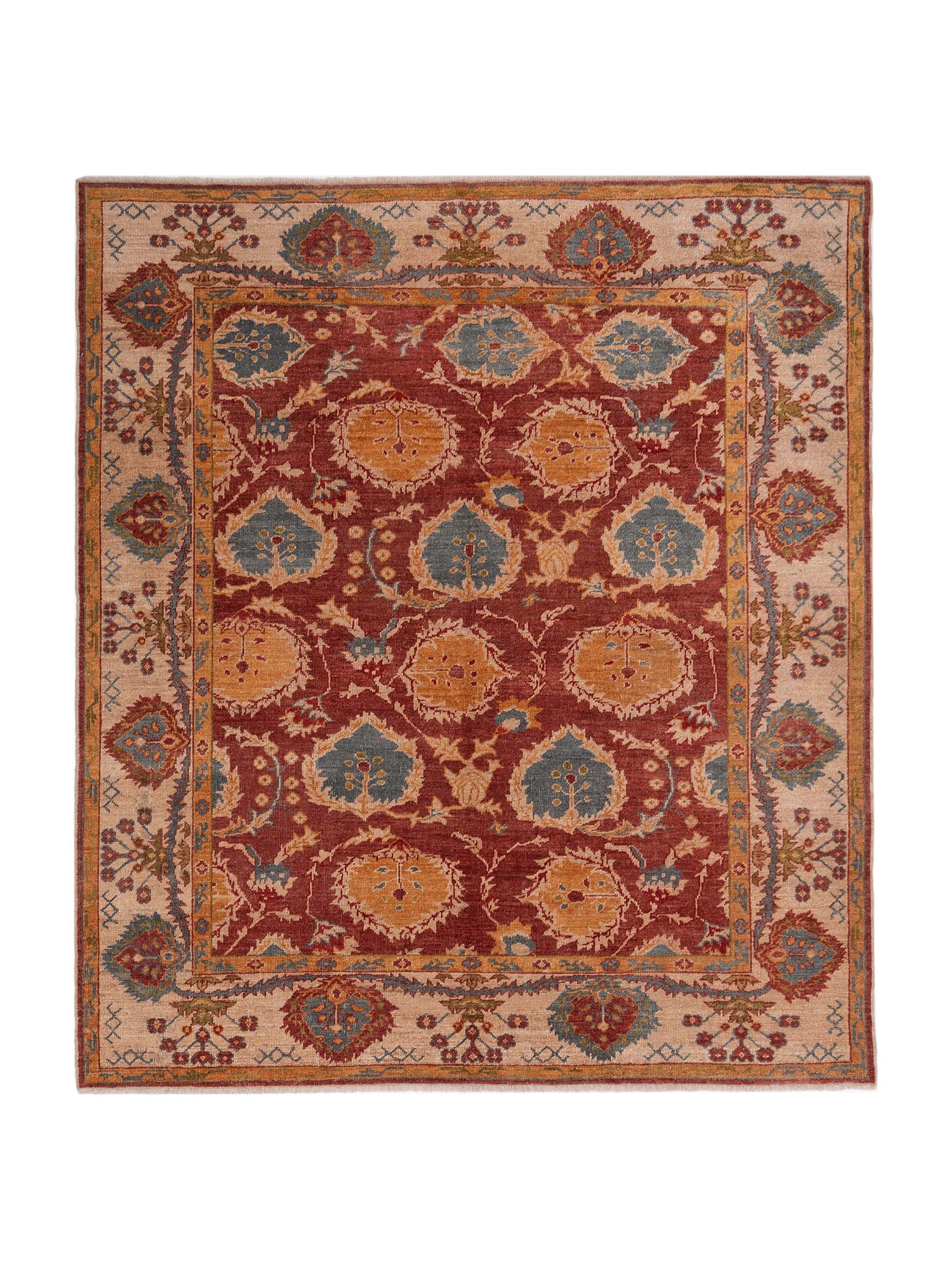 Anadol Angora Oushak  Rust Ivory Traditional