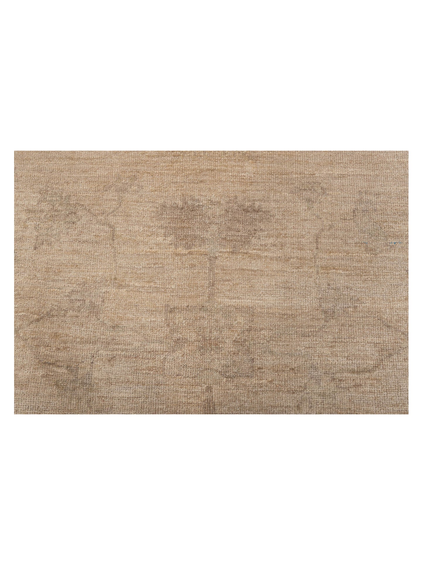 Angora Oushak 119575 Beige Brown 7.9x9 Hand Knotted Rug