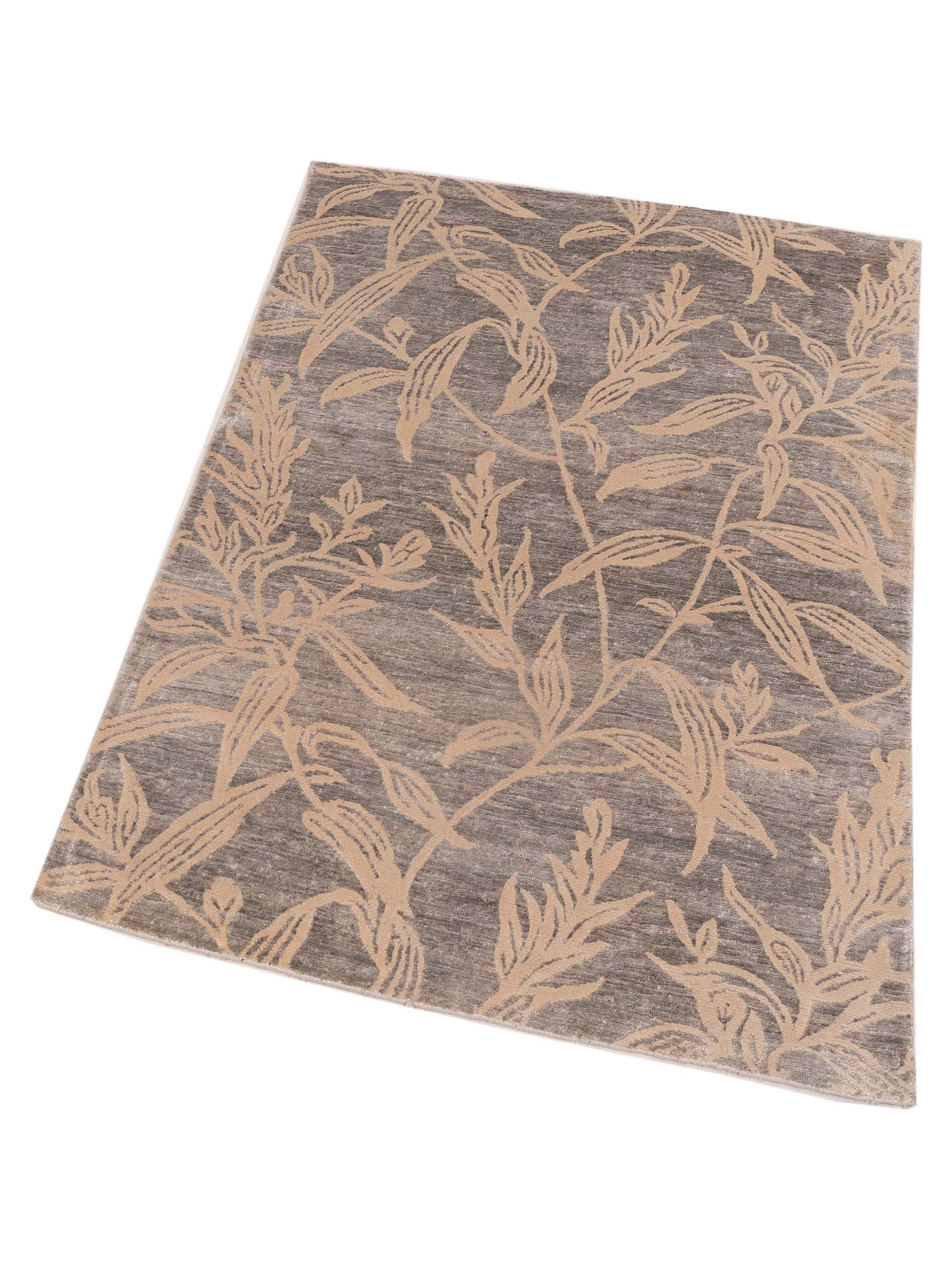 Tibetino 119738 Gray 4x5.11 Hand Knotted Rug