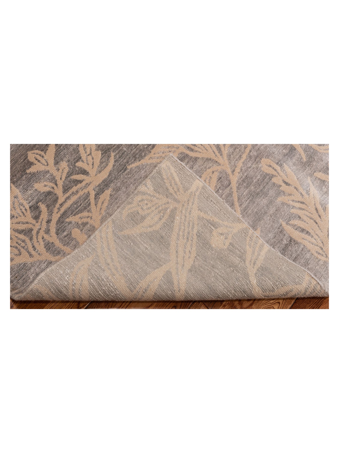 Tibetino 119738 Gray 4x5.11 Hand Knotted Rug