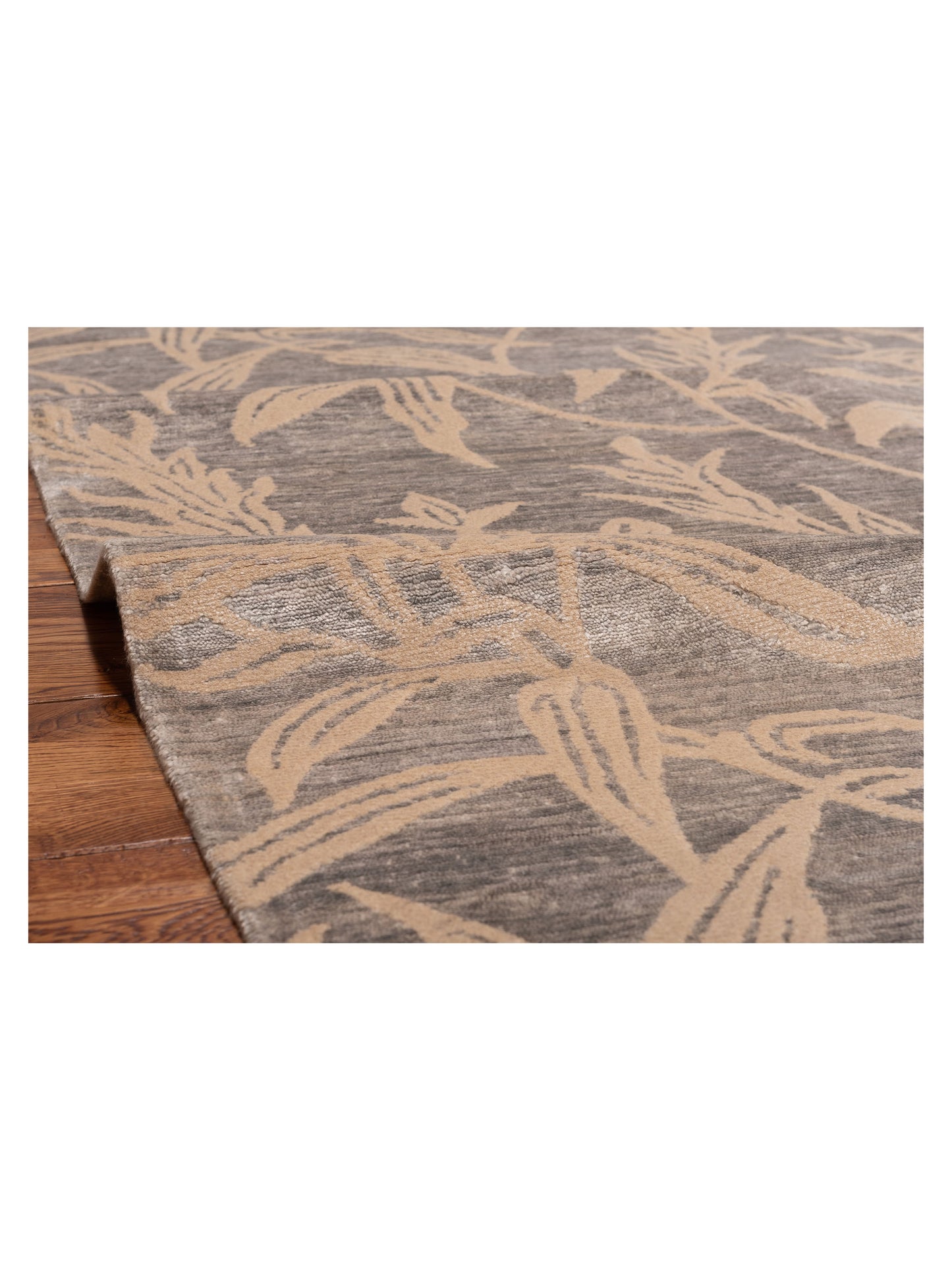 Tibetino 119738 Gray 4x5.11 Hand Knotted Rug