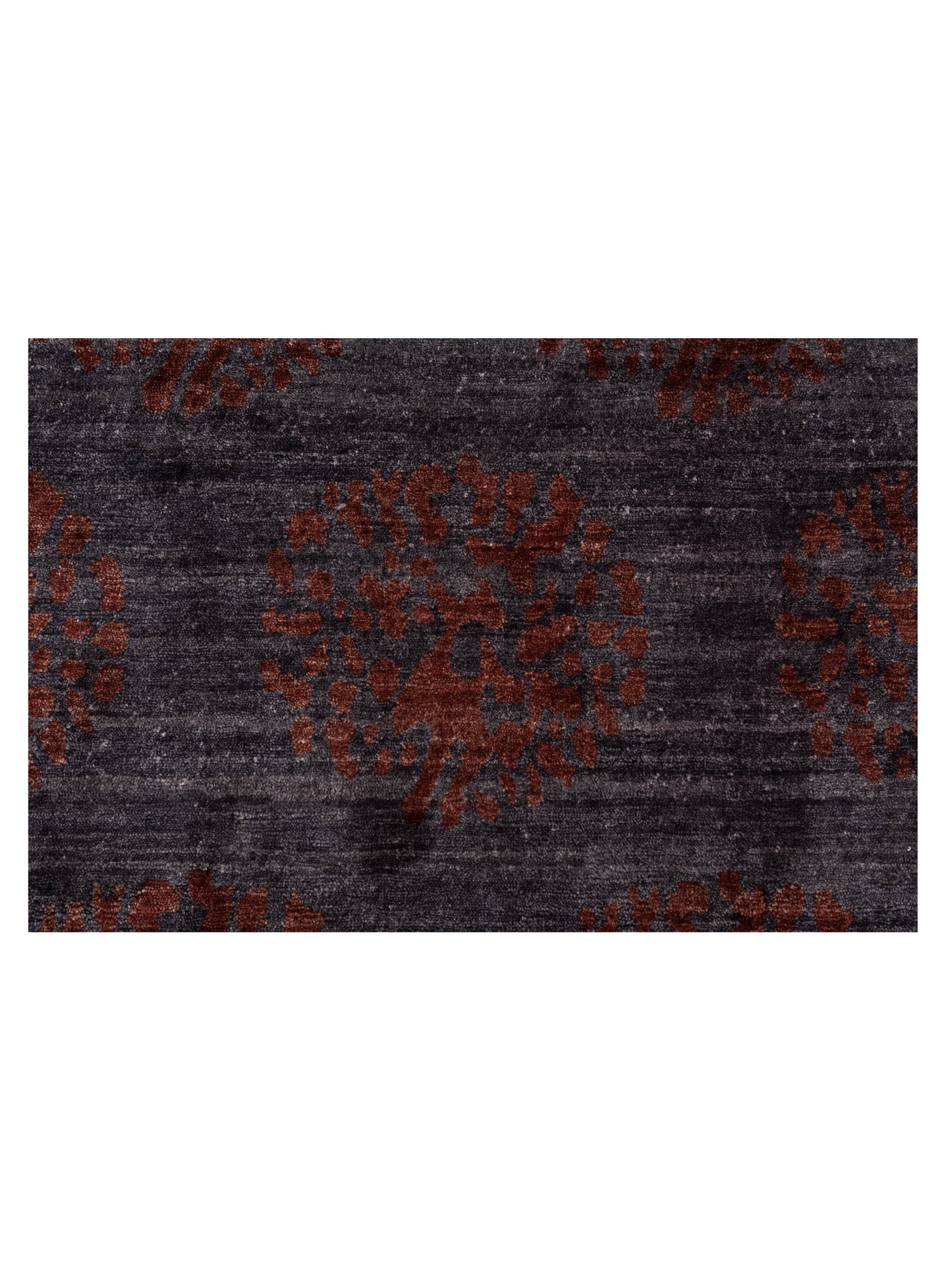 Tibetino 119747 Charcoal Red 10.1x13.10 Hand Knotted Rug