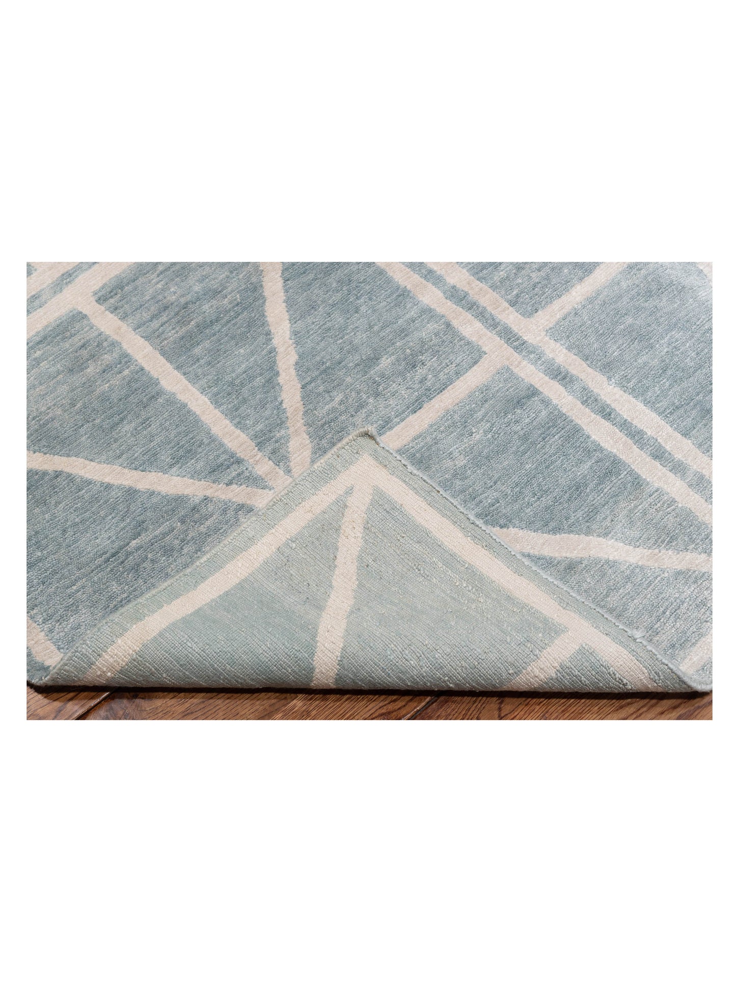 Tibetino 119756 Blue 8x10 Hand Knotted Rug