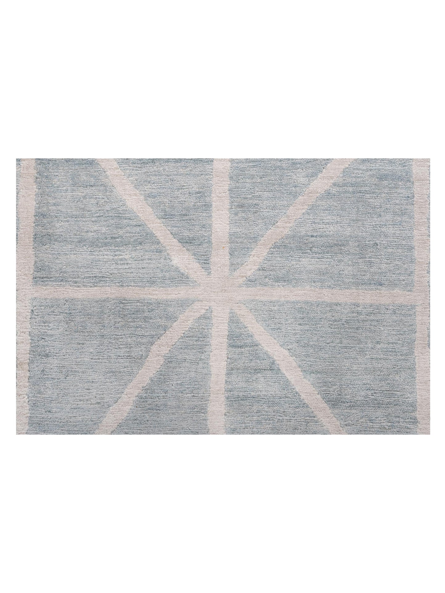 Tibetino 119757 Blue 8x9.9 Hand Knotted Rug