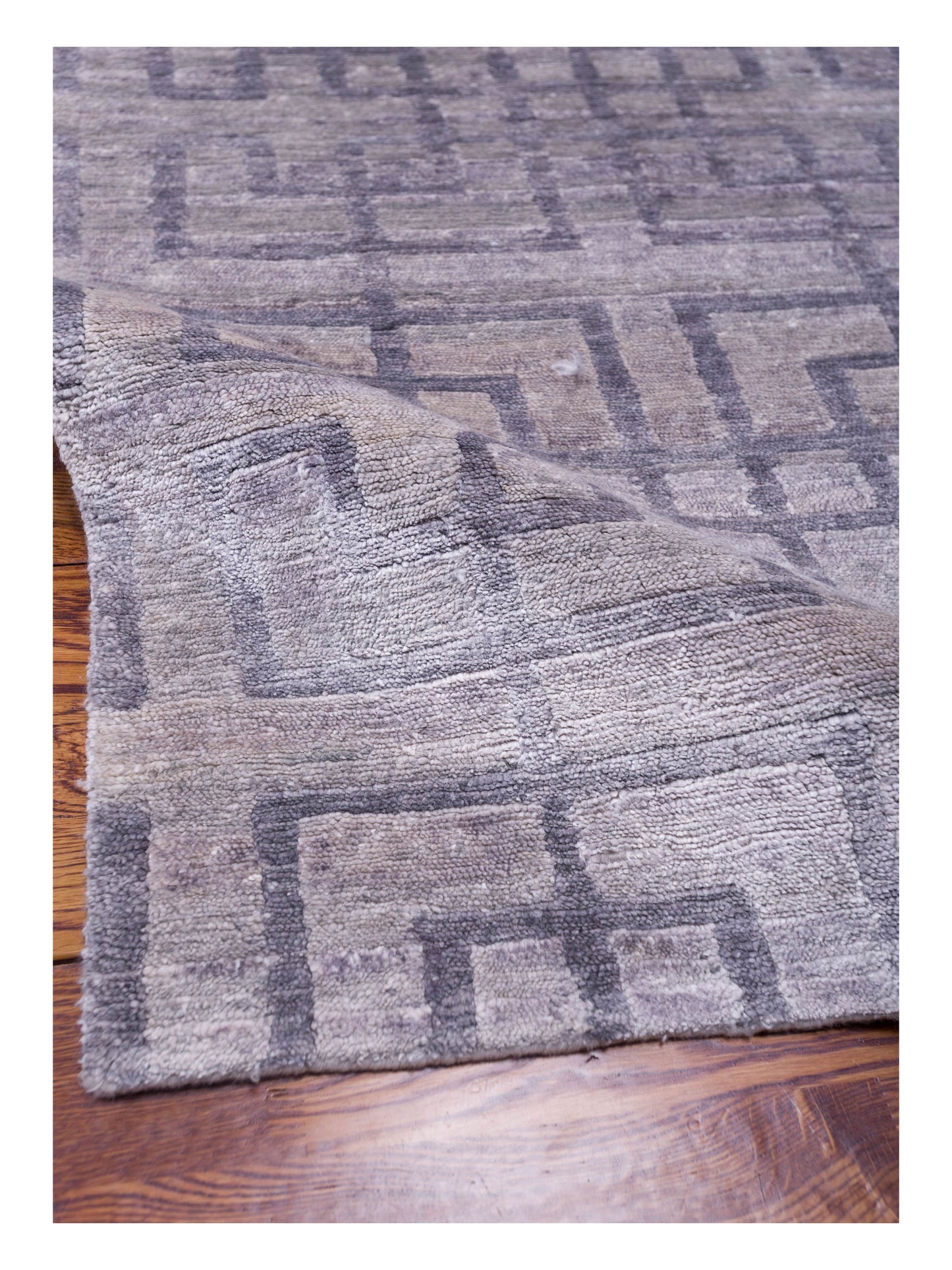 Tibetino 119764 Gray 4x6 Hand Knotted Rug