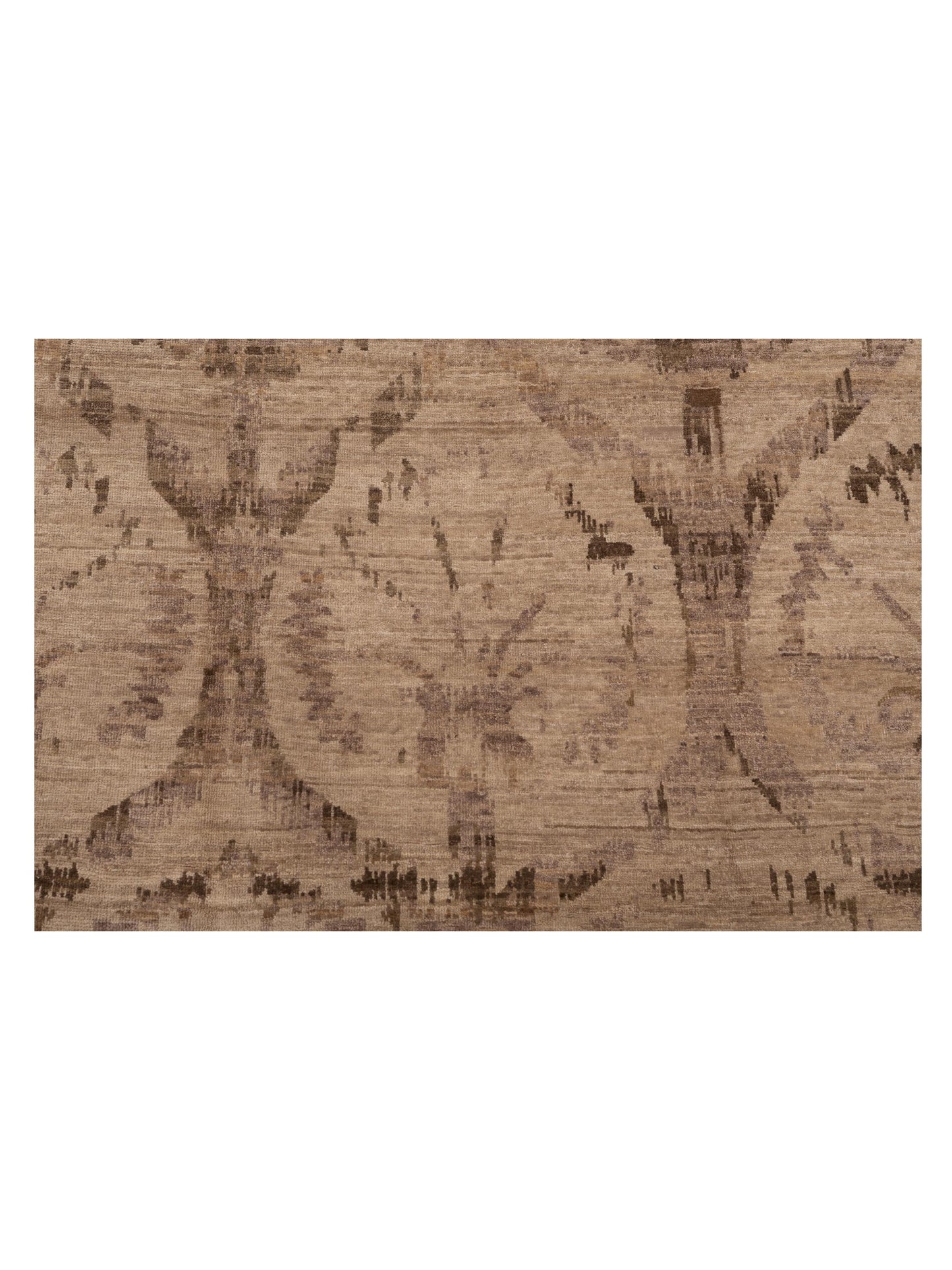 Tibetino 119799 Beige Brown 8x10 Hand Knotted Rug