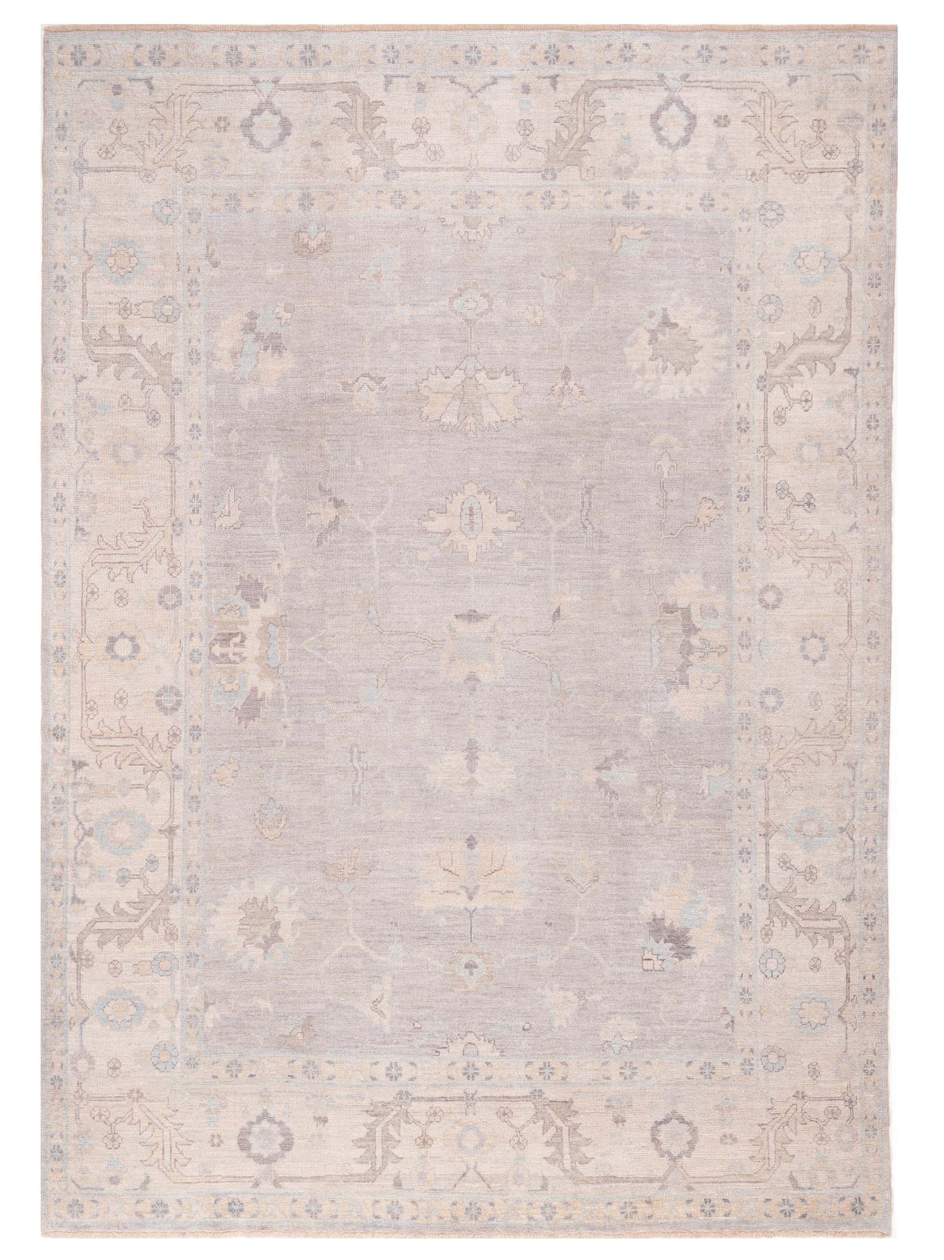 Anadol Angora Oushak  Gray Ivory Traditional