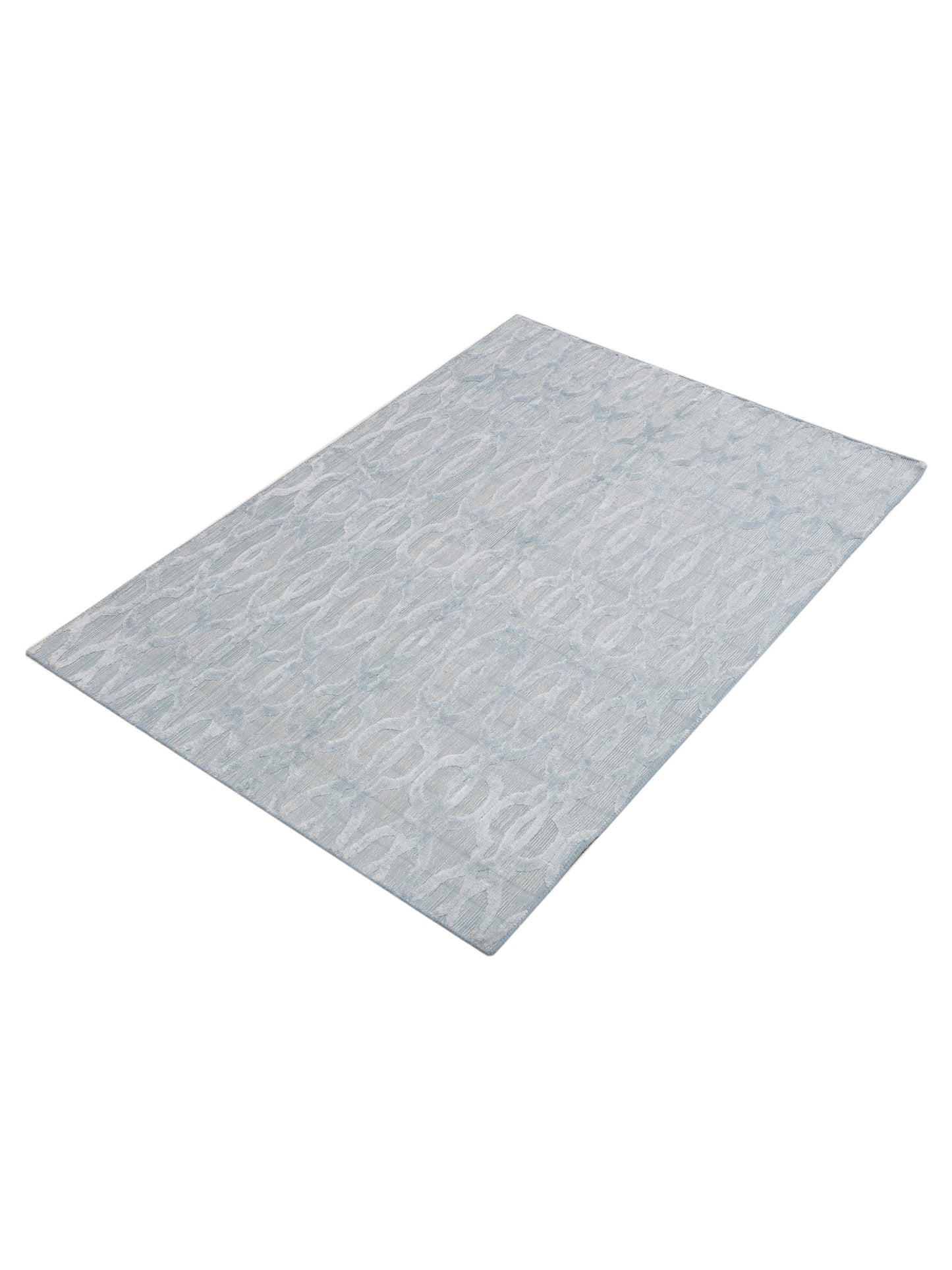 Himalayan 119901 Light Blue 5x7 Hand Knotted Rug