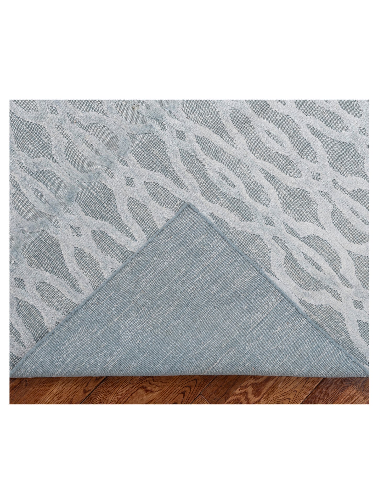 Himalayan 119901 Light Blue 5x7 Hand Knotted Rug