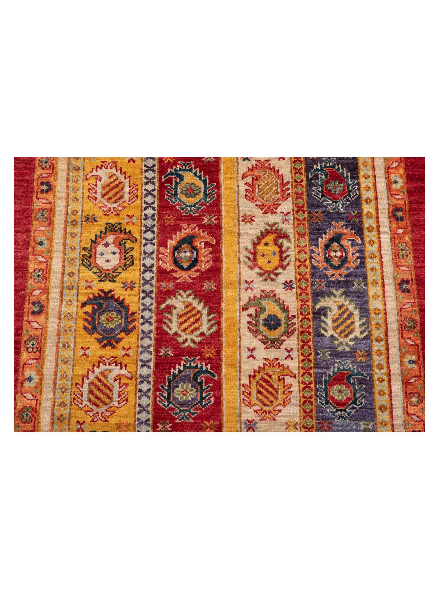 Shawl 119977 Multi 3.10x5.10 Hand Knotted Rug