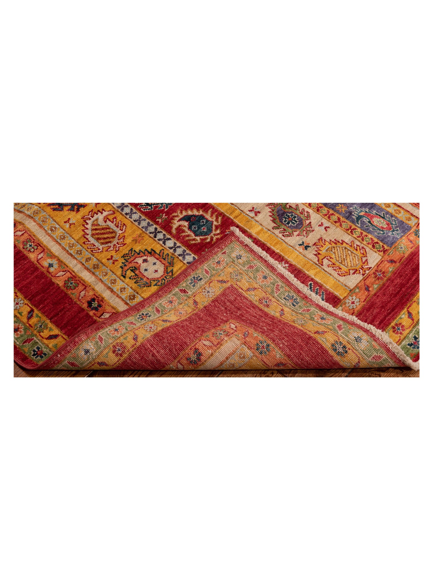 Shawl 119977 Multi 3.10x5.10 Hand Knotted Rug