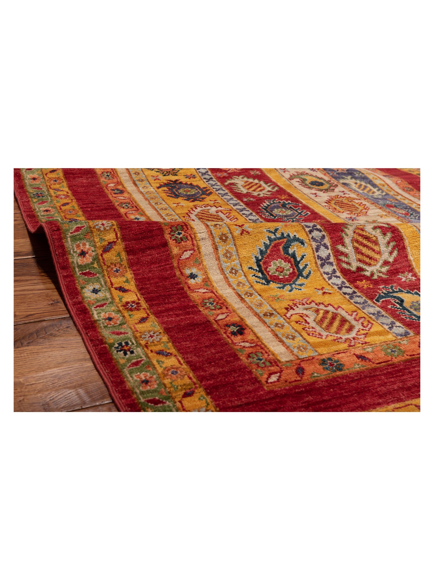 Shawl 119977 Multi 3.10x5.10 Hand Knotted Rug