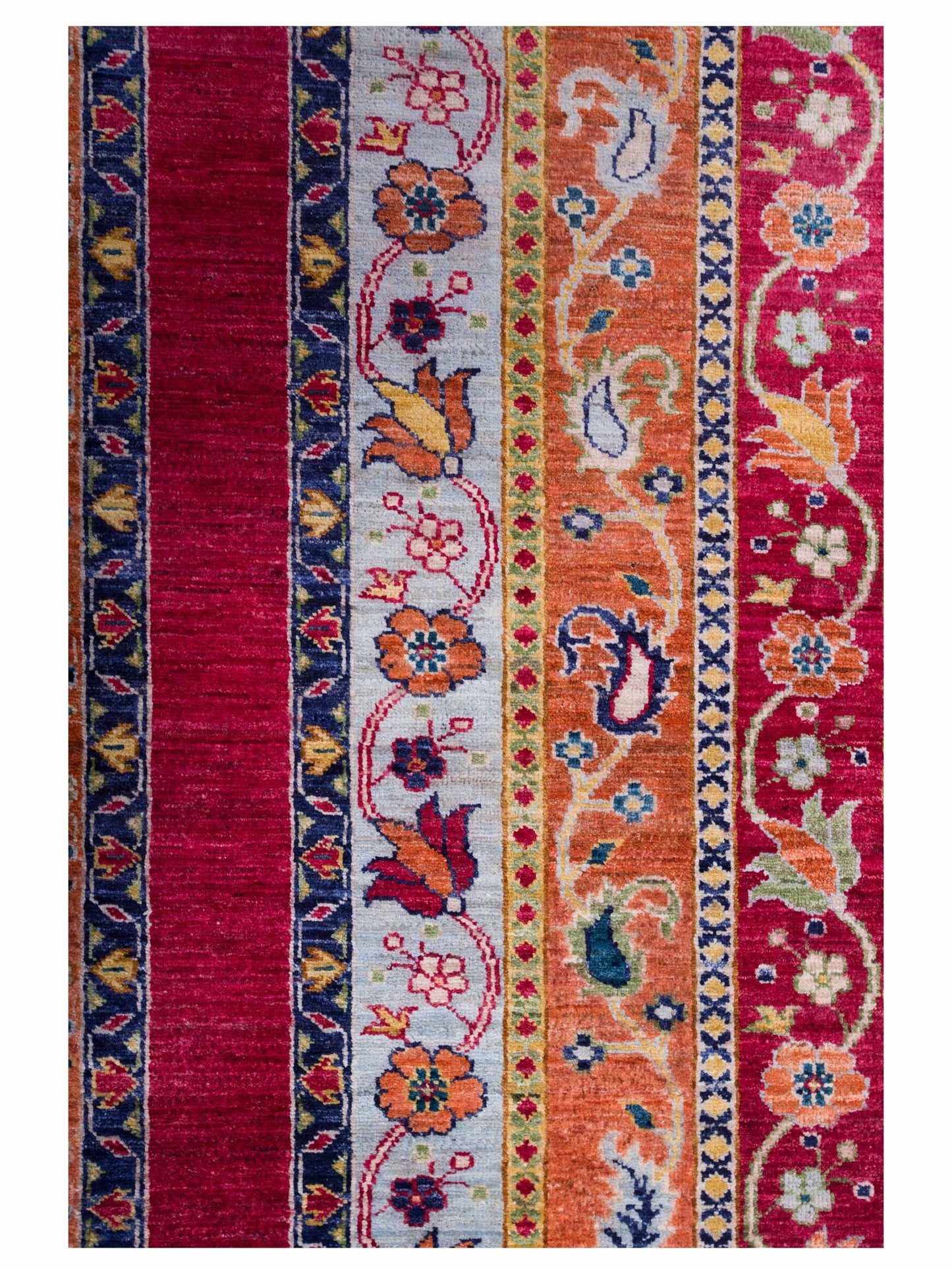 Shawl 119978 Multi 4.5x10 Hand Knotted Rug
