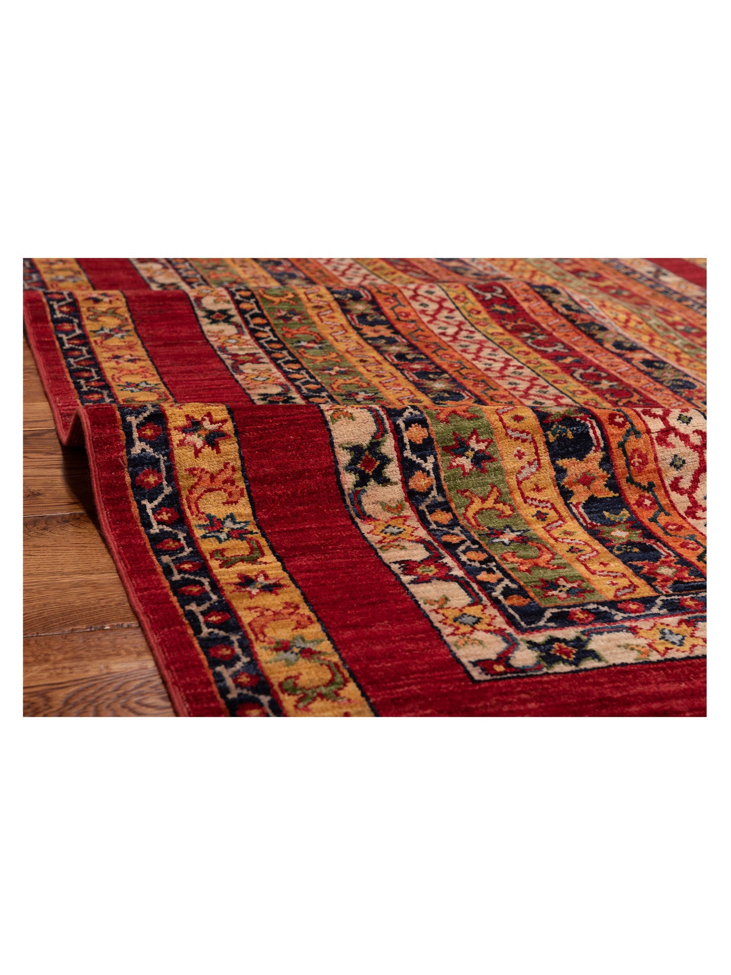 Shawl 119980 Multi 4x6.1 Hand Knotted Rug
