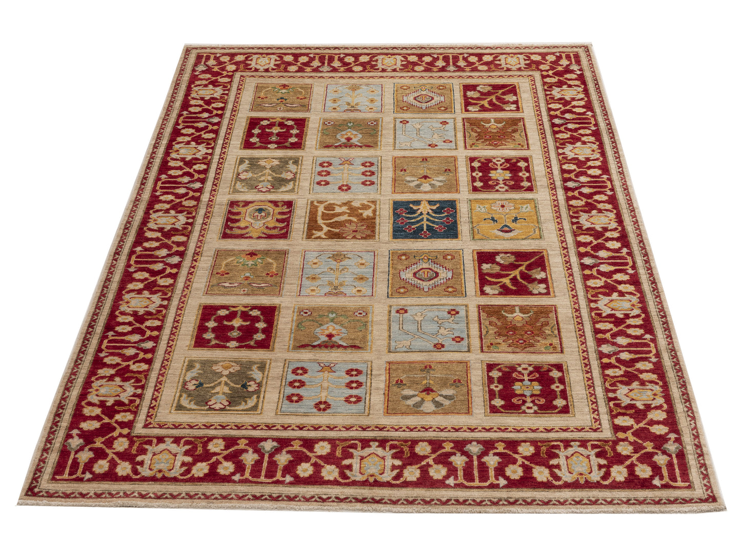 Sultan 119985 Multi 6.4x9.3 Hand Knotted Rug