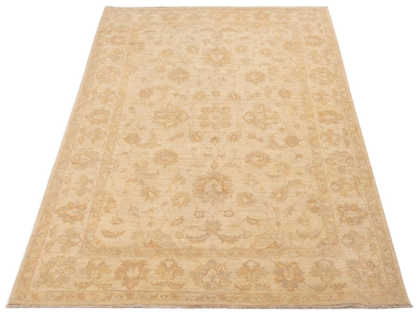 Sultan 119992 Beige Beige 5.9x8.8 Hand Knotted Rug