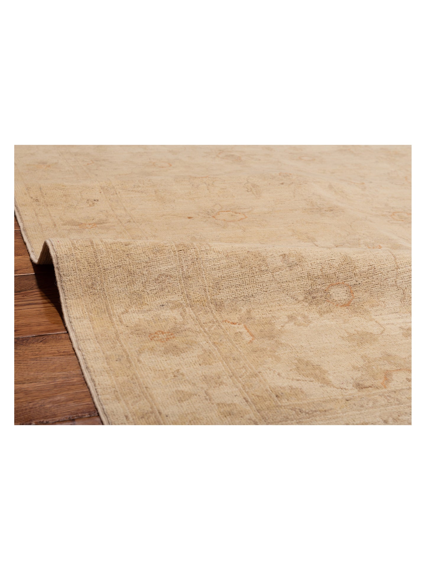 Sultan 120003 Ivory Ivory 4.1x5.11 Hand Knotted Rug