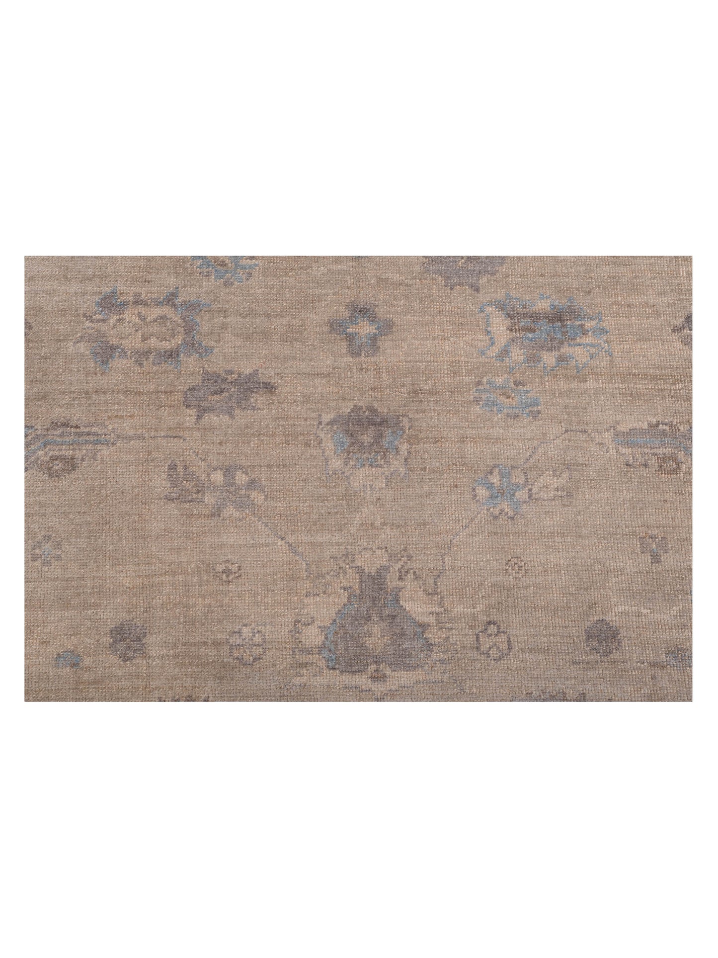 Angora Oushak 120131 Silver Silver 8x10 Hand Knotted Rug