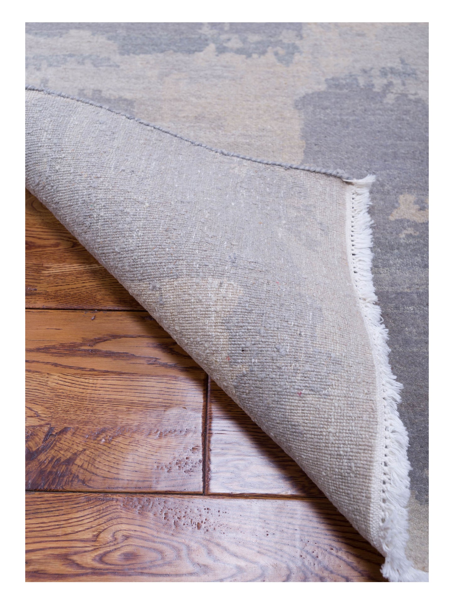 Tibetino 120217 Gray Silver 4x6 Hand Knotted Rug
