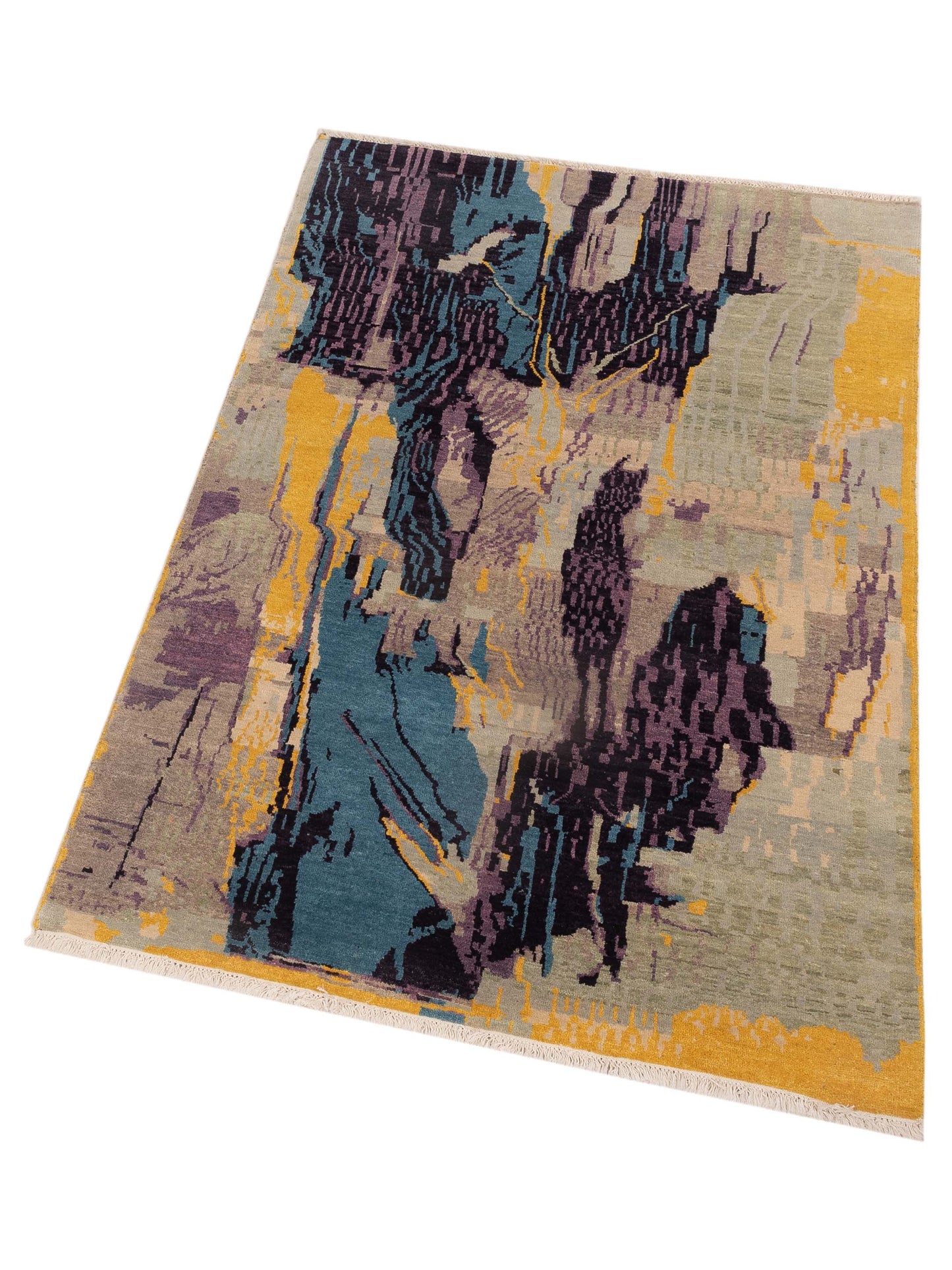 Tibetino 120219 Multi 3.11x5.11 Hand Knotted Rug
