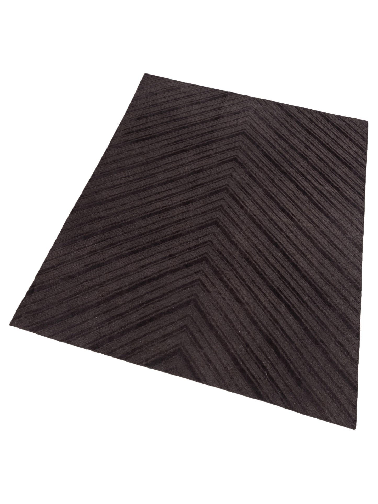 Himalayan 120336 Dark Brown 9x12 Hand Knotted Rug