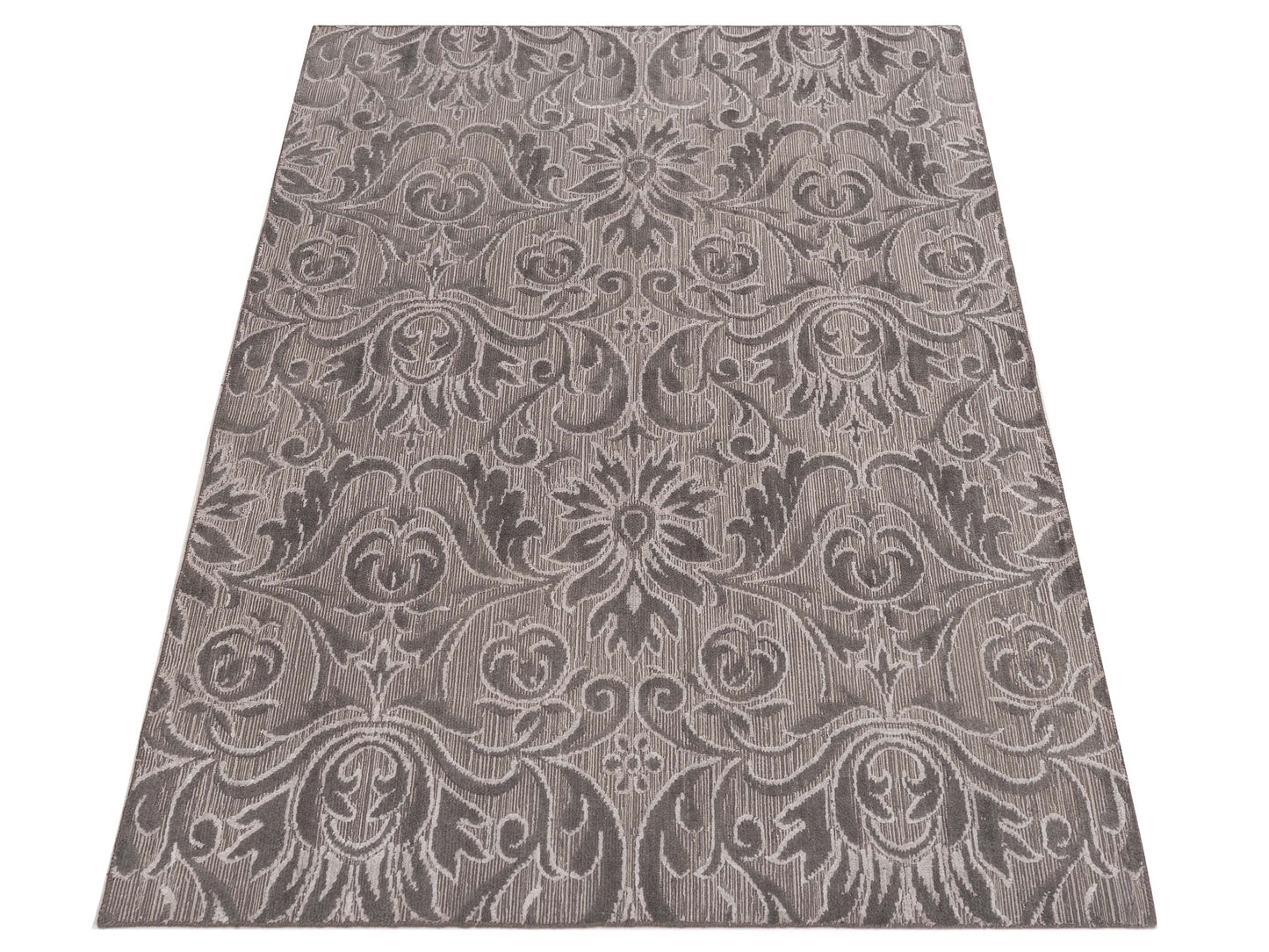 Himalayan 120344 Gray 6x9 Hand Knotted Rug