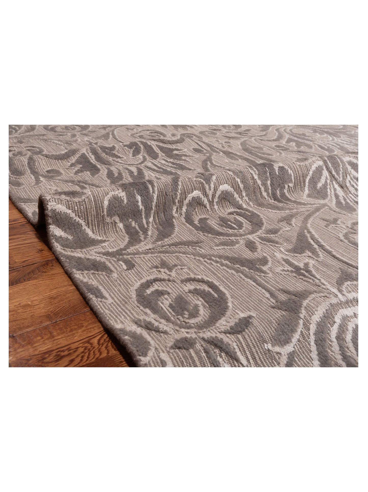 Himalayan 120344 Gray 6x9 Hand Knotted Rug