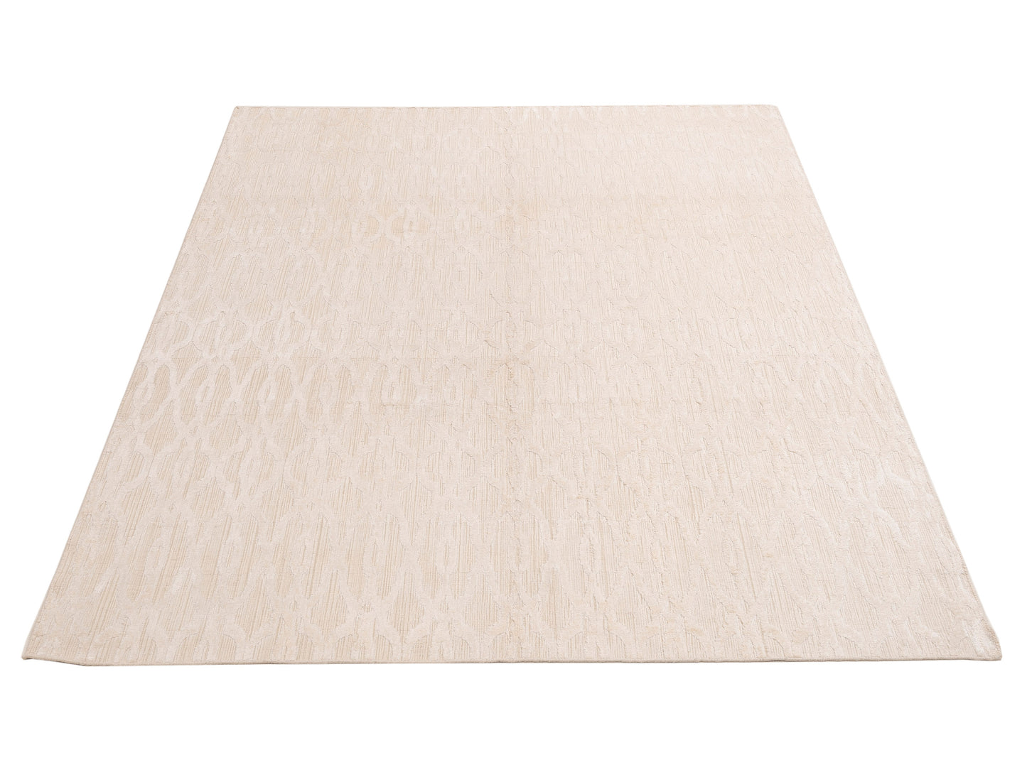 Himalayan 120357 Ivory Ivory 8x10 Hand Knotted Rug