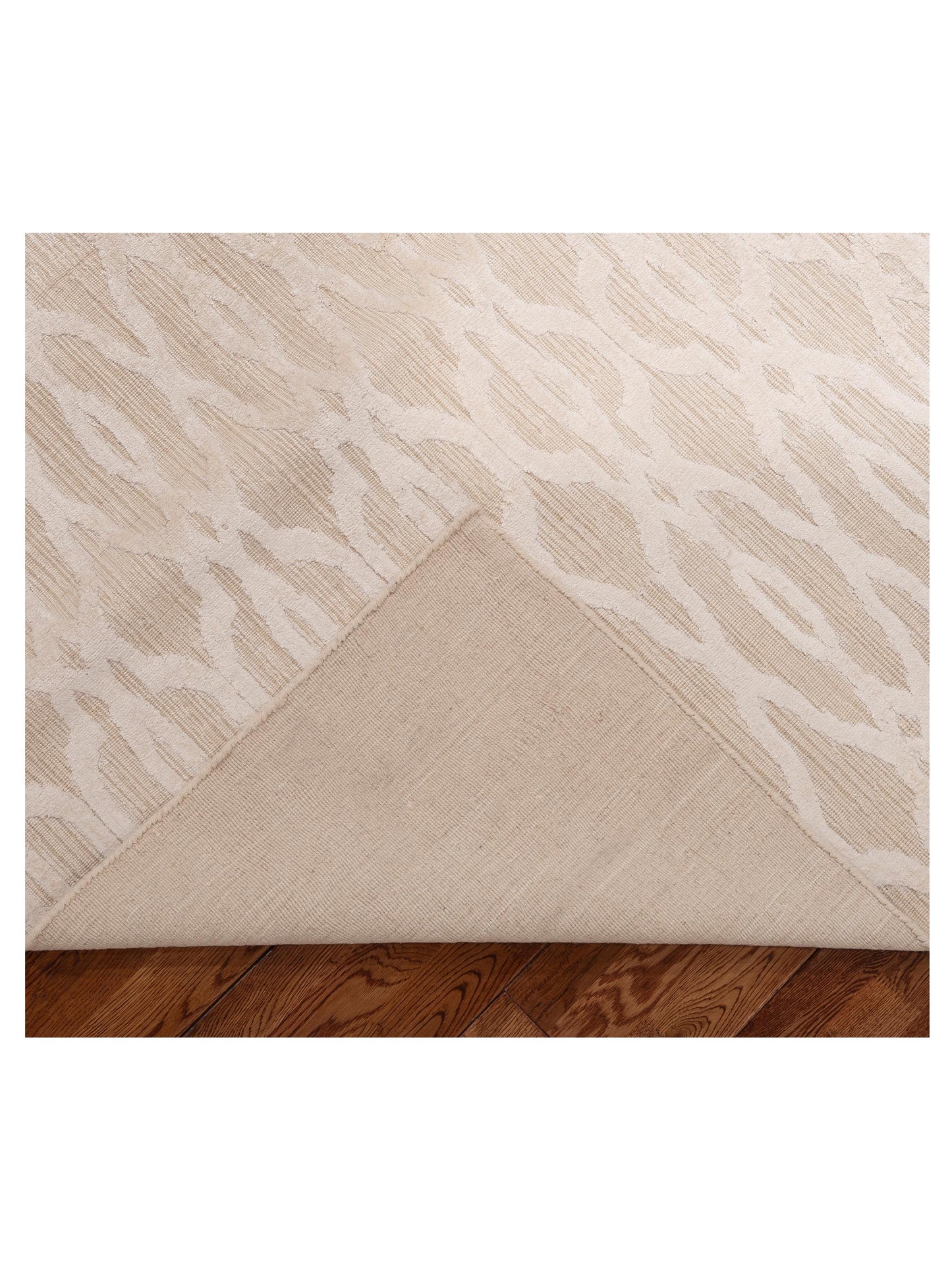 Himalayan 120357 Ivory Ivory 8x10 Hand Knotted Rug