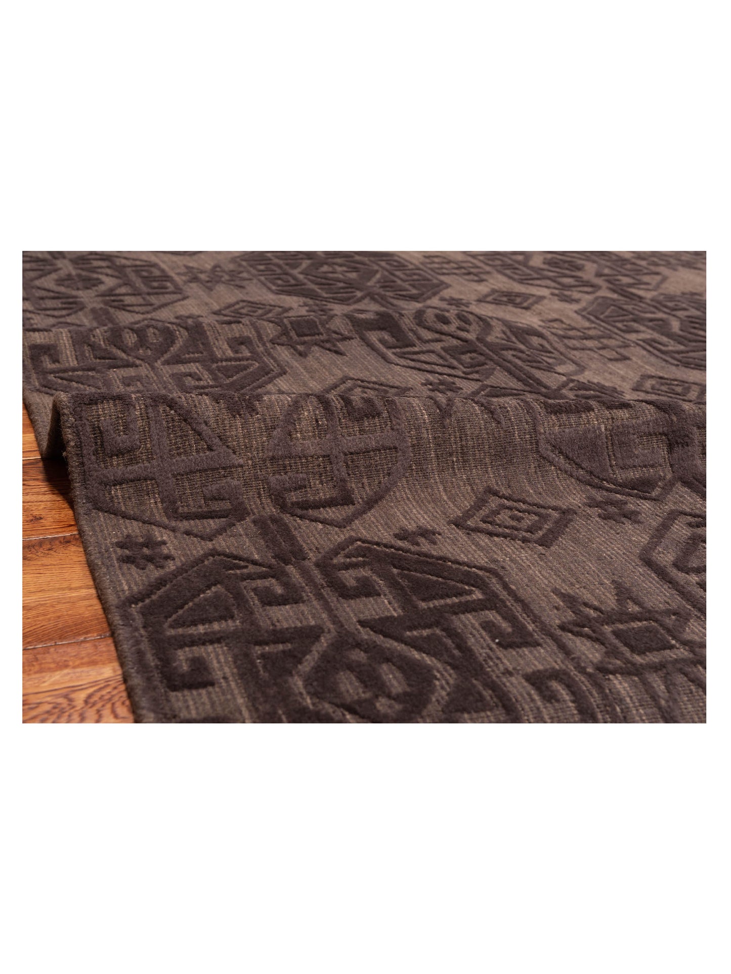 Himalayan 120367 Brown 6x9 Hand Knotted Rug