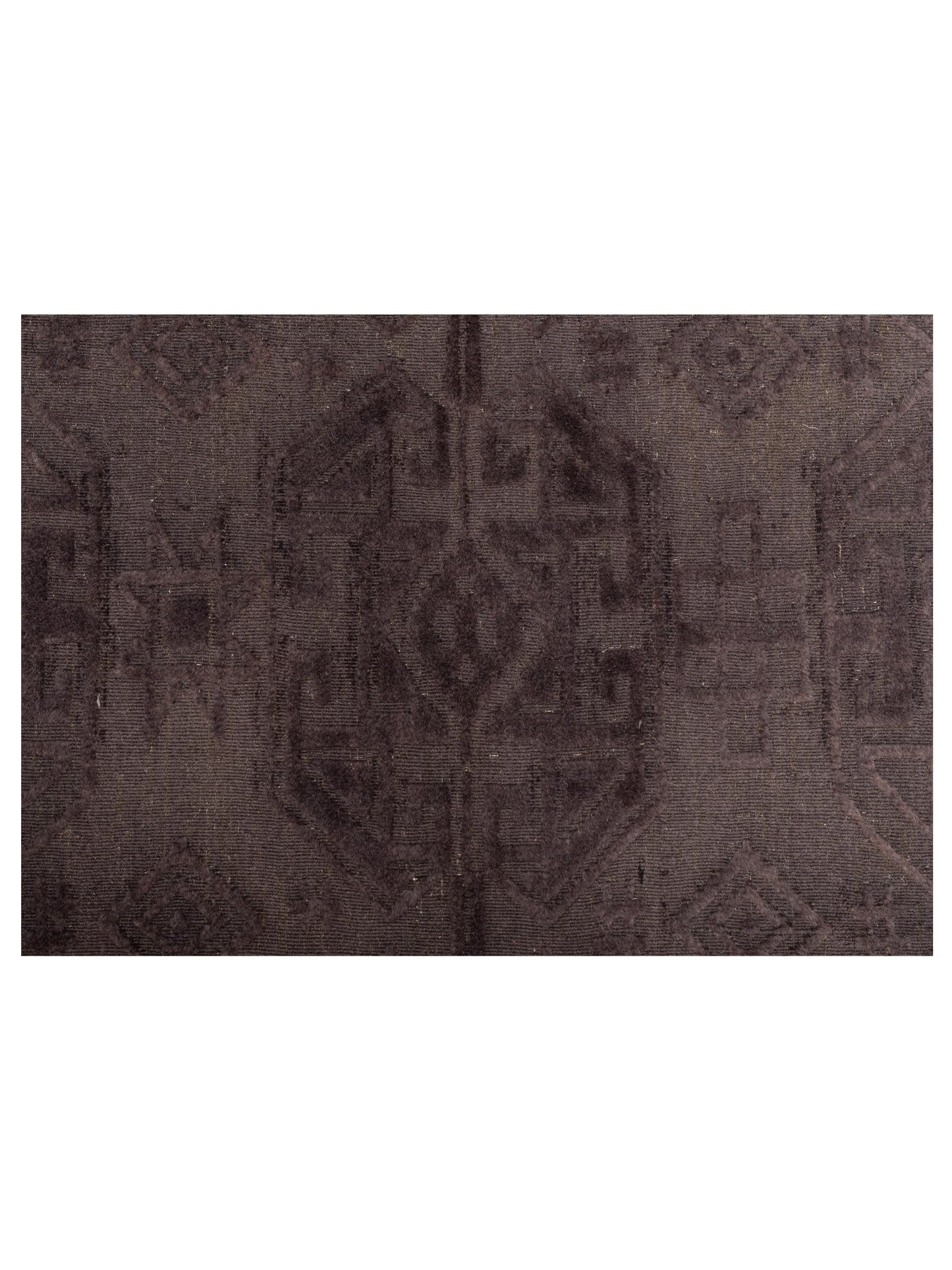 Himalayan 120372 Dark Brown 9x12 Hand Knotted Rug