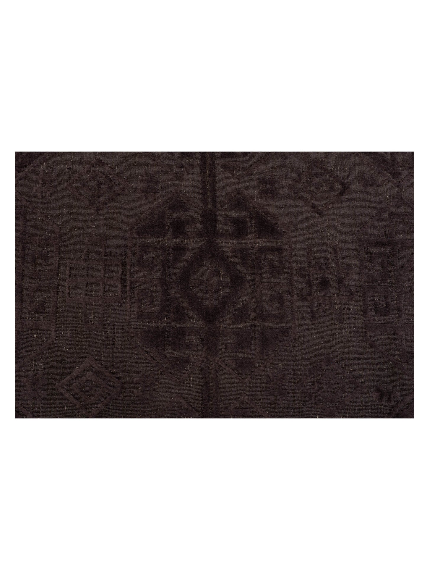 Himalayan 120374 Dark Brown 9x12 Hand Knotted Rug