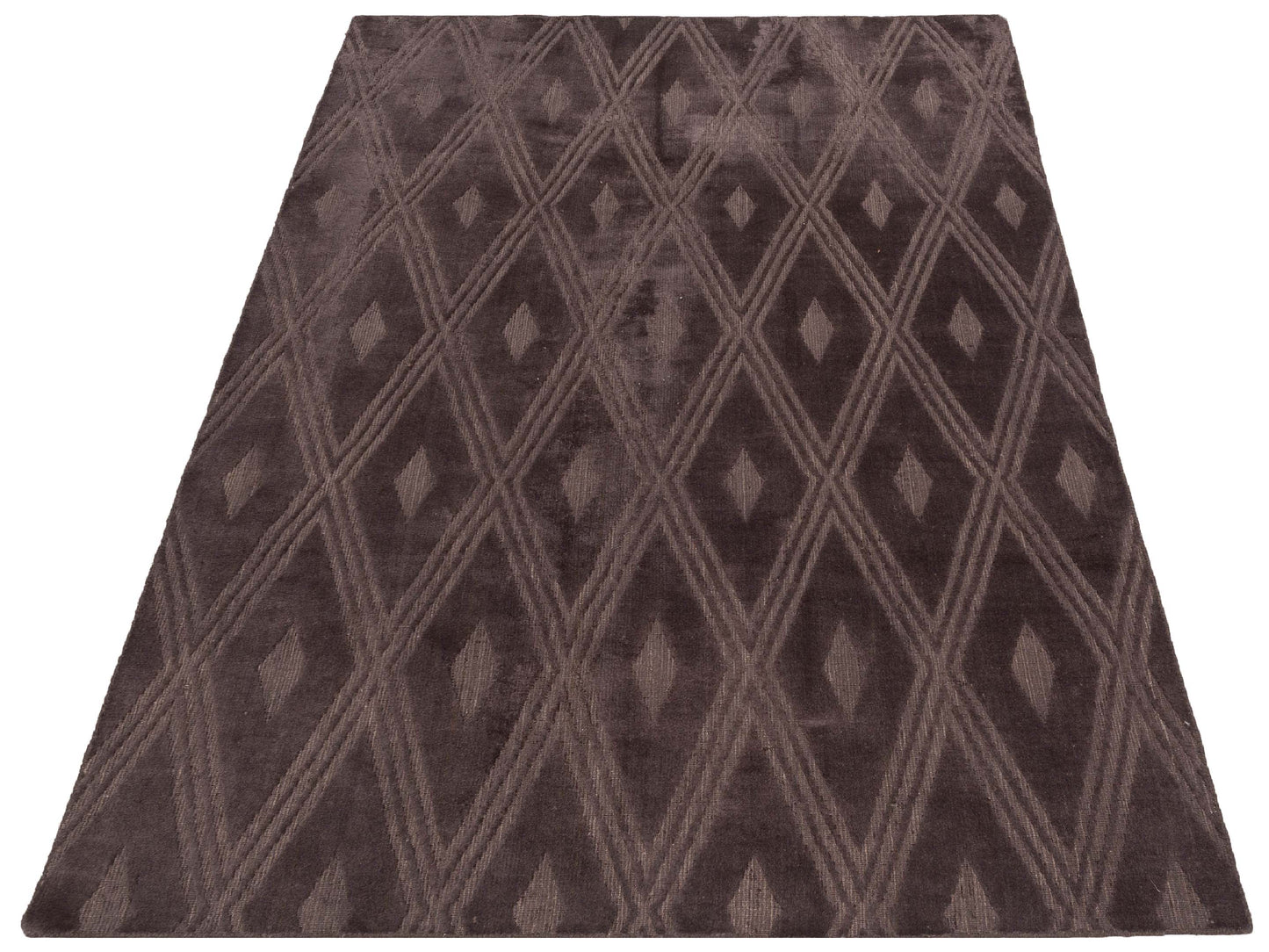 Himalayan 120376 Brown 6x9 Hand Knotted Rug