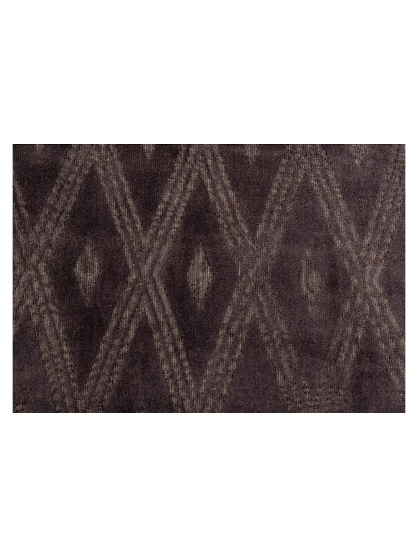 Himalayan 120379 Dark Brown 6x9 Hand Knotted Rug