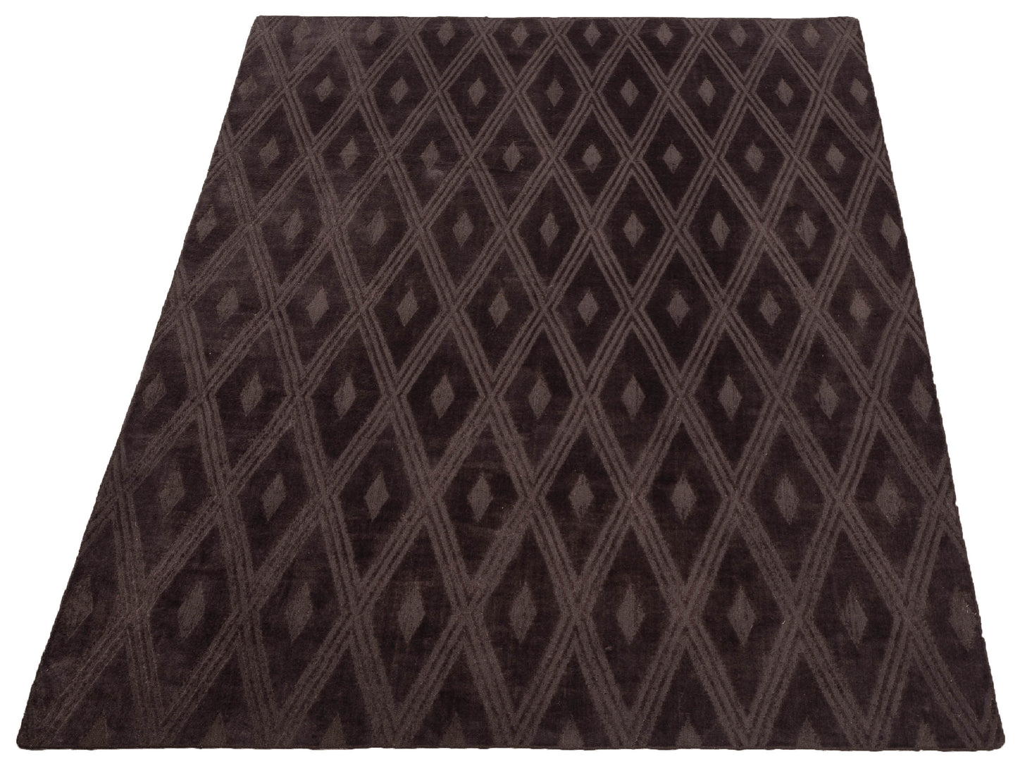 Himalayan 120386 Brown 9x12 Hand Knotted Rug
