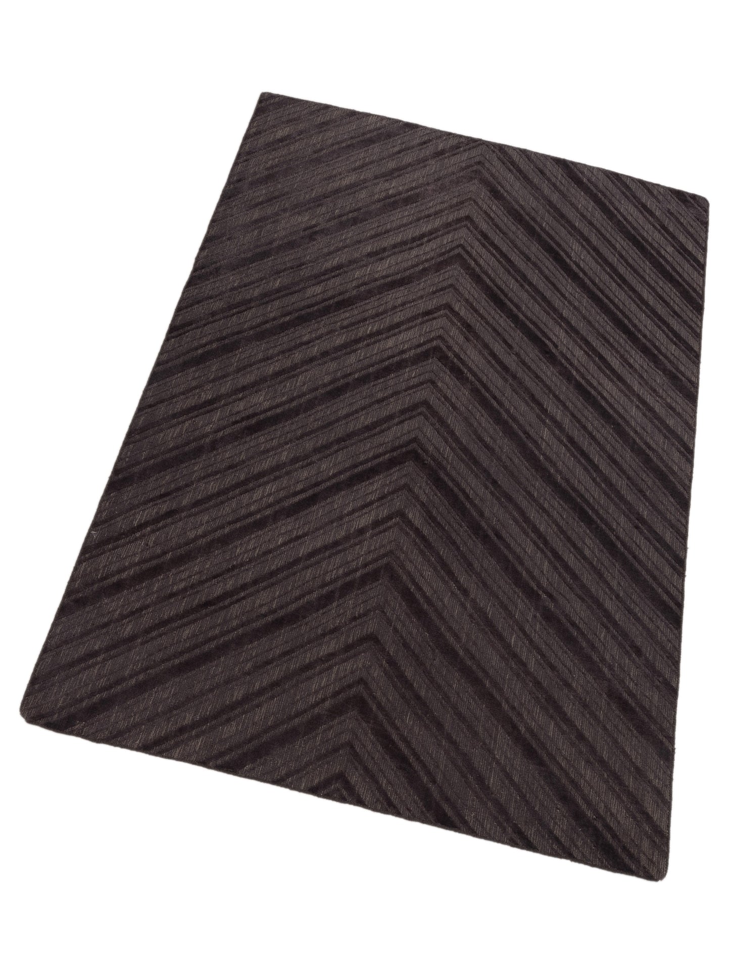 Himalayan 120388 Dark Brown 6x9 Hand Knotted Rug