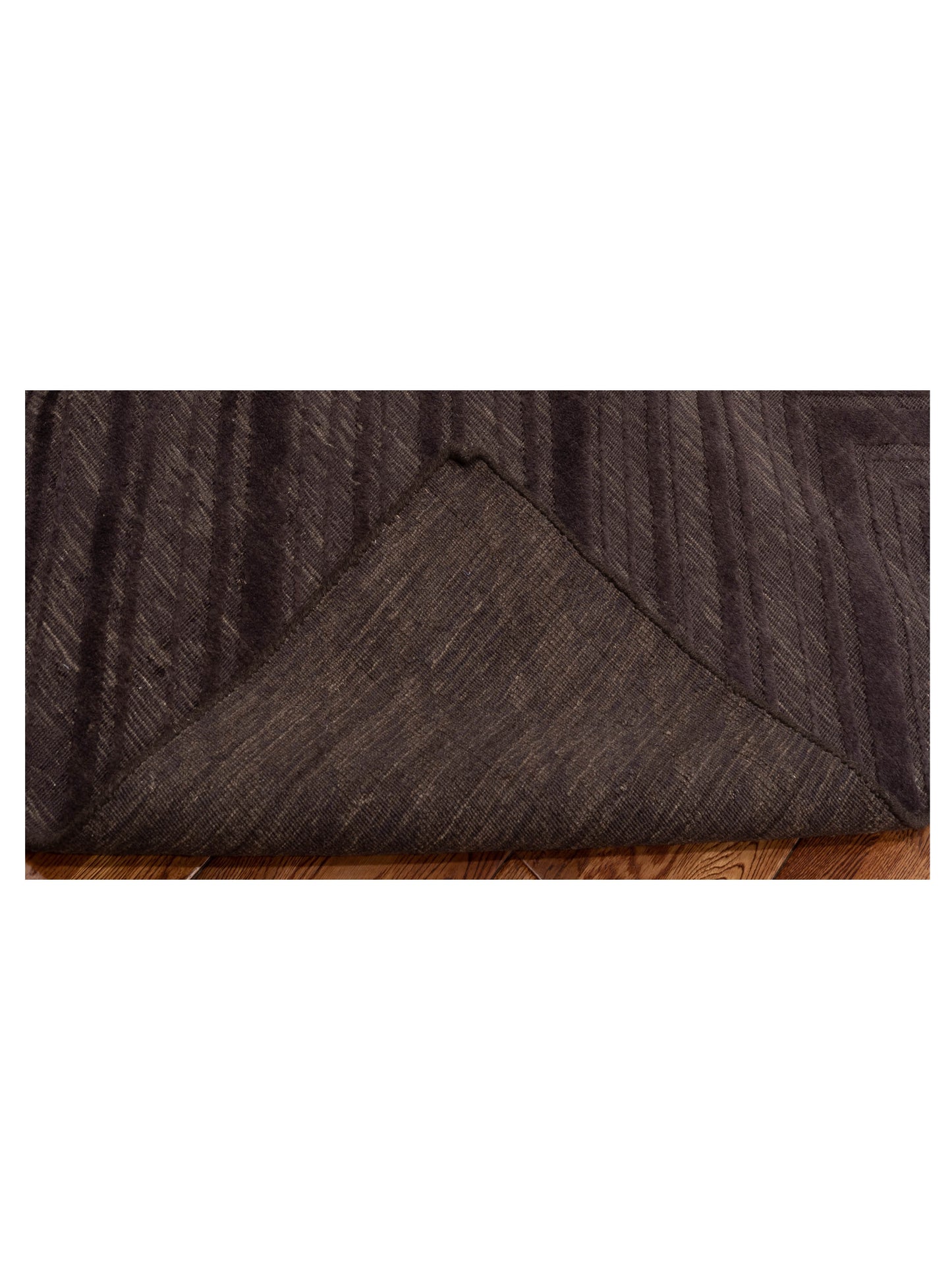 Himalayan 120388 Dark Brown 6x9 Hand Knotted Rug